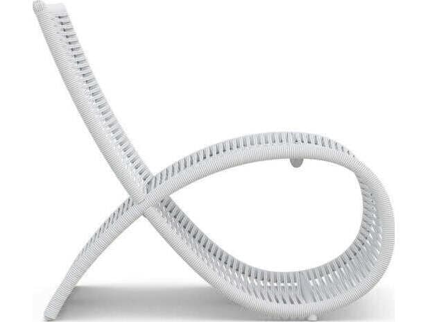 Azzurro Living Wave Aluminum Rope Lounge Chair Set of 2