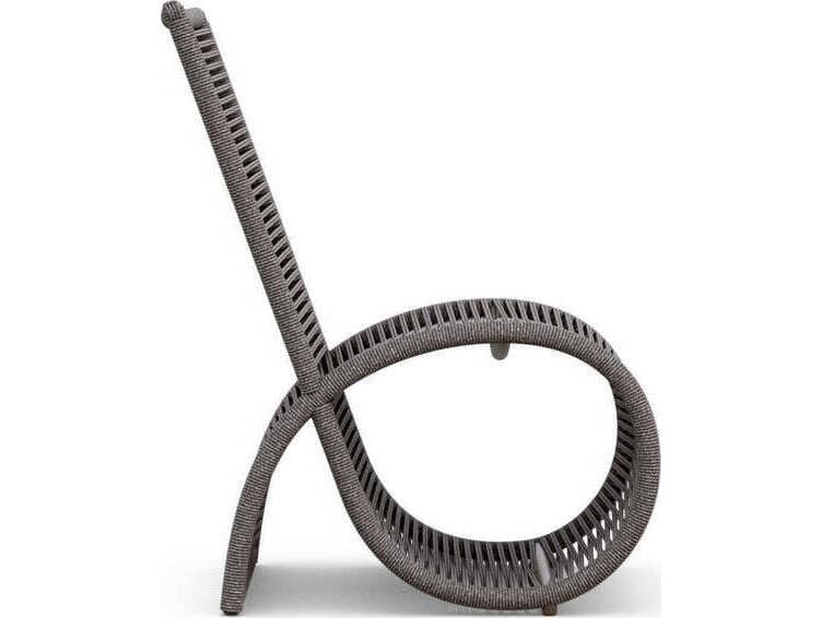 Azzurro Living Wave Aluminum Rope Dining Chair Set of 2