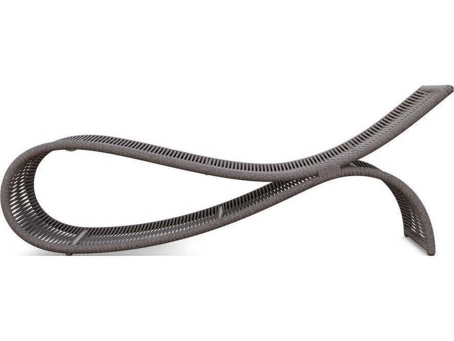 Azzurro Living Wave Aluminum Rope Chaise Lounge