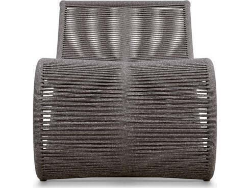 Azzurro Living Wave Aluminum Rope Chaise Lounge