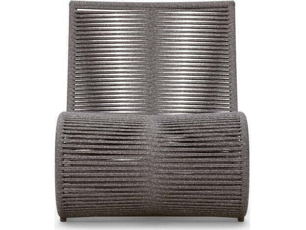 Azzurro Living Wave Aluminum Rope Lounge Chair Set of 2