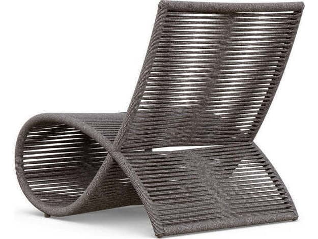 Azzurro Living Wave Aluminum Rope Lounge Chair Set of 2