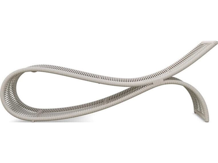 Azzurro Living Wave Aluminum Rope Chaise Lounge