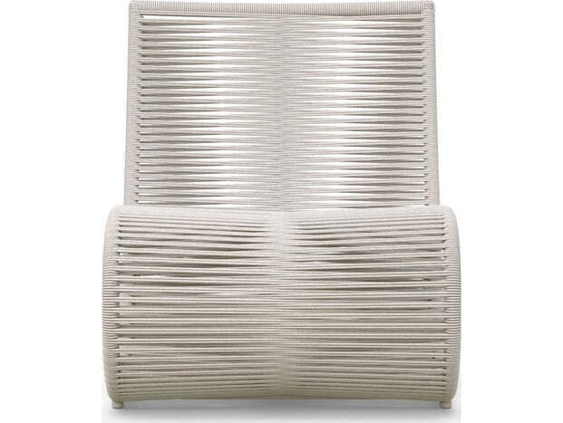 Azzurro Living Wave Aluminum Rope Lounge Chair Set of 2