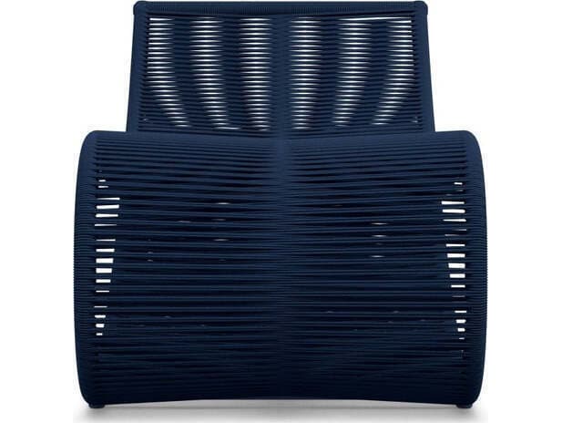 Azzurro Living Wave Aluminum Rope Chaise Lounge