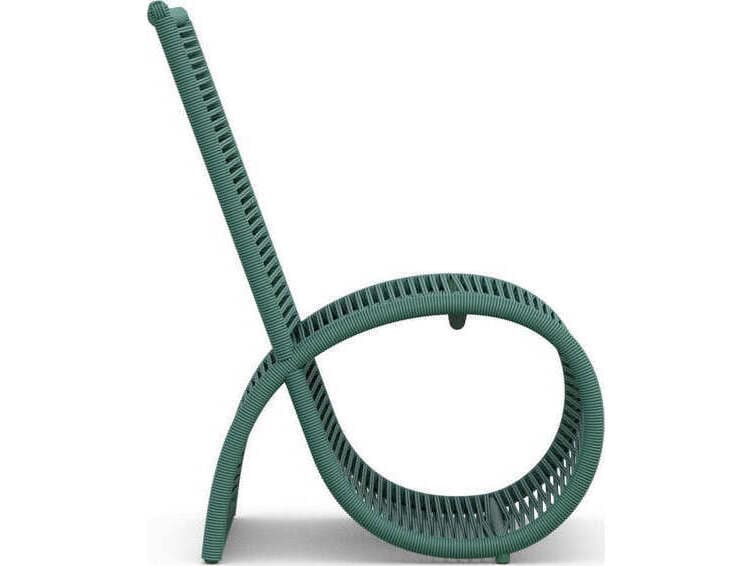 Azzurro Living Wave Aluminum Rope Dining Chair Set of 2