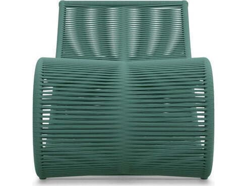 Azzurro Living Wave Aluminum Rope Chaise Lounge