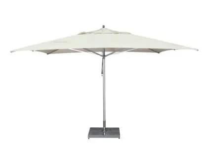Bambrella Hurricane Aluminum Center Pole 6.5 x 10 Foot Rectangular Outdoor Umbrella