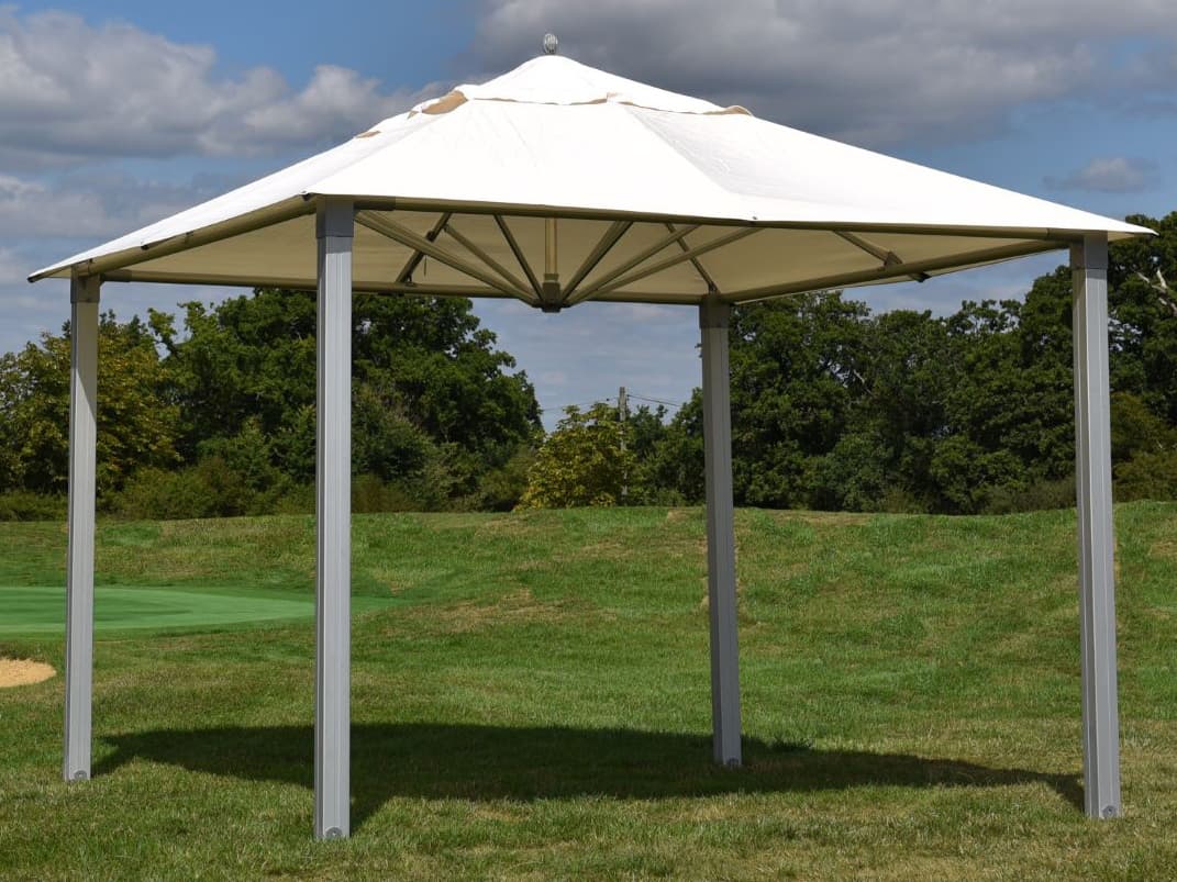 Bambrella Alize Aluminum 11 Foot Square Pavilion without Privacy