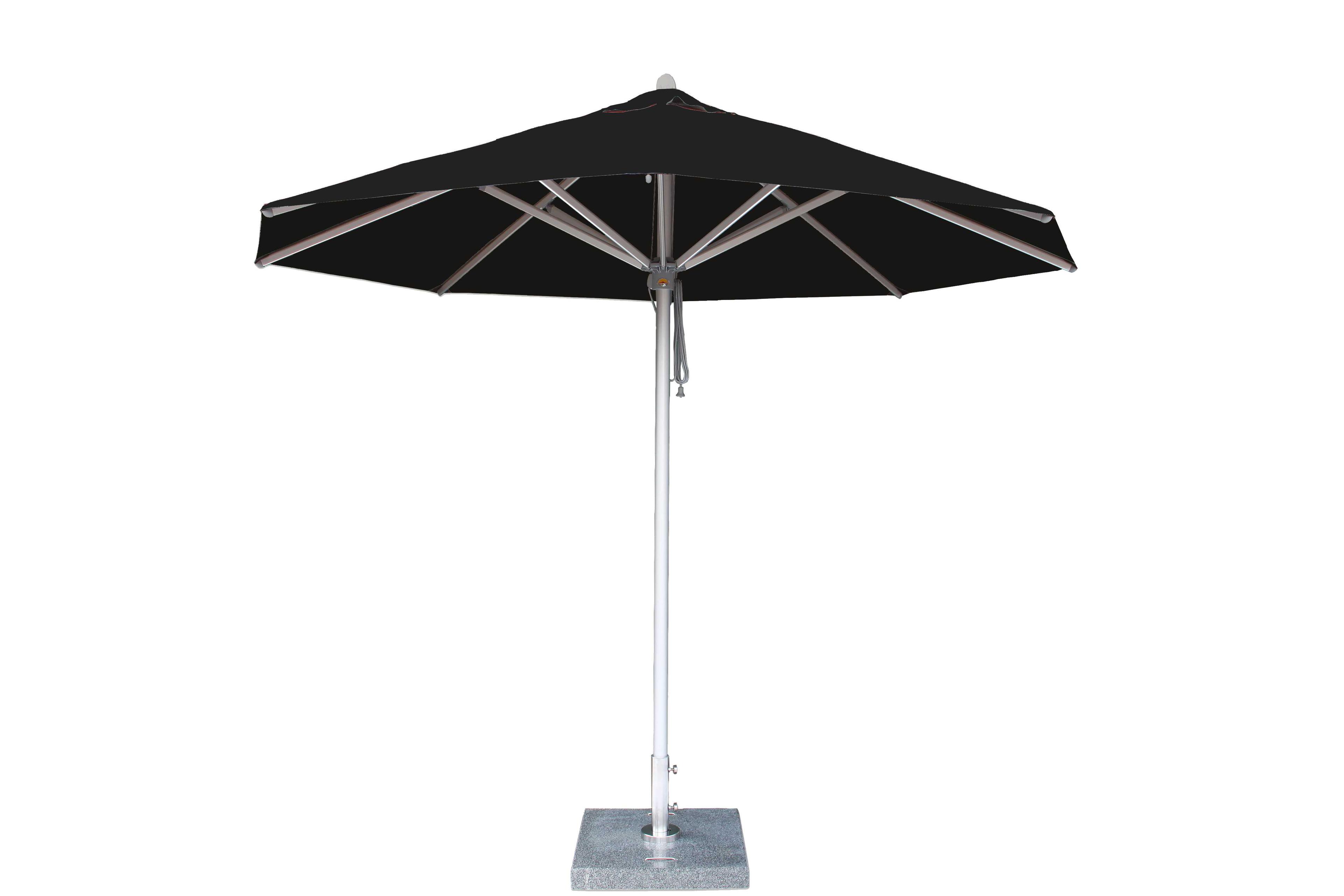 Bambrella 10 Foot Round Hurricane Aluminum Outdoor Market Umbrella