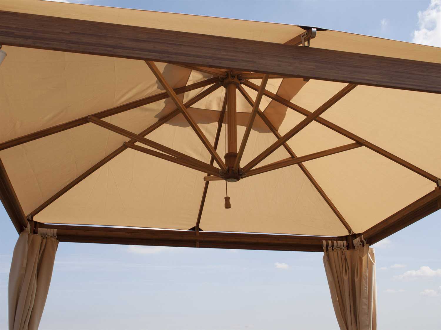 Bambrella Alize 10 x 10 Foot Square Bamboo Pavilion