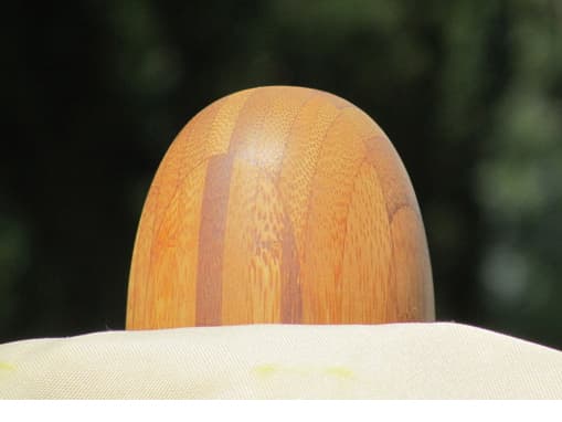 Bambrella Levante Wood 11 Foot Square Pulley Lift Outdoor Umbrella