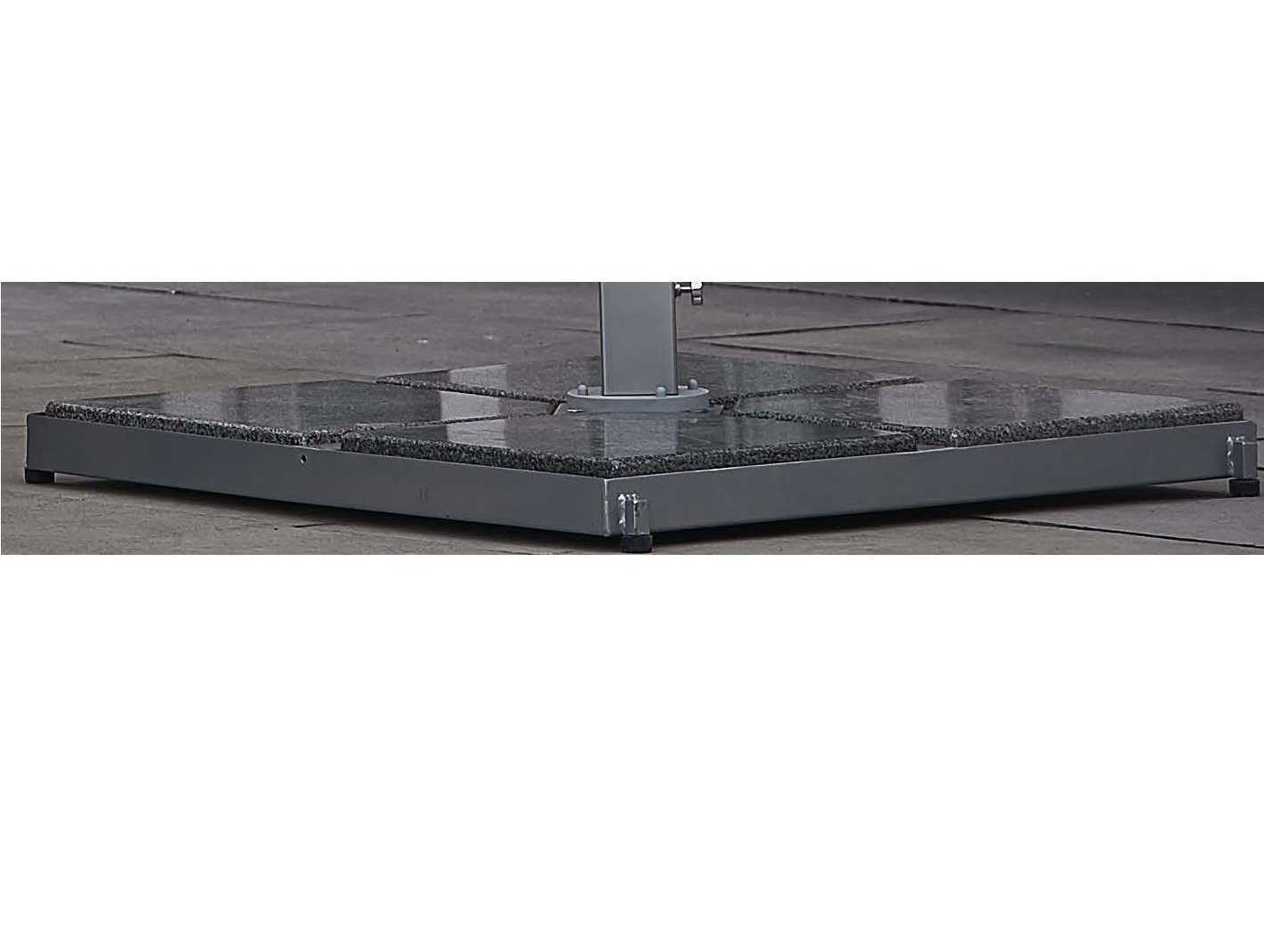 Bambrella 264lb Granite Base System for Side Wind Santa Ana