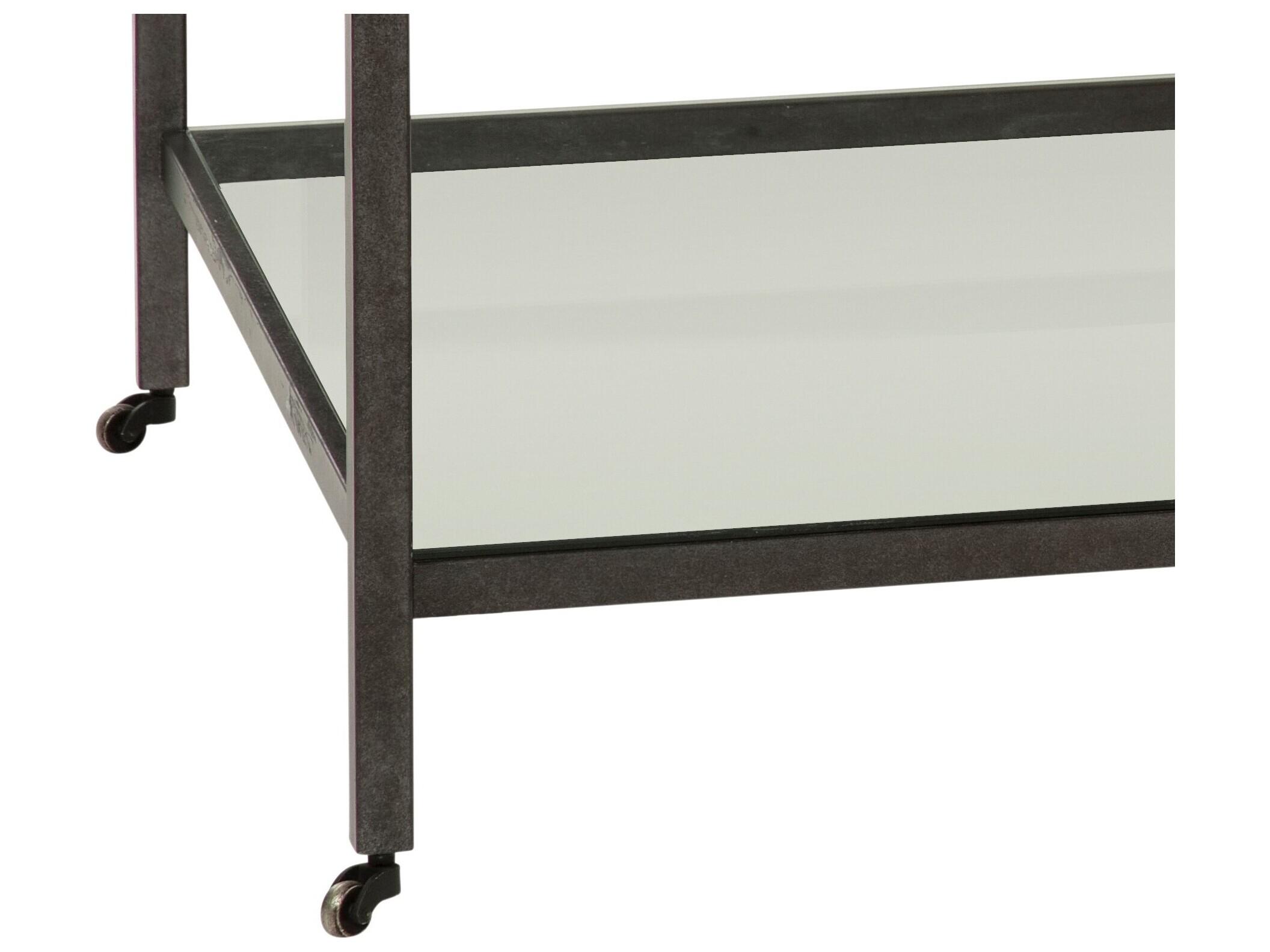 Bassett Mirror 32" White Whitman Rectangular Cocktail Table