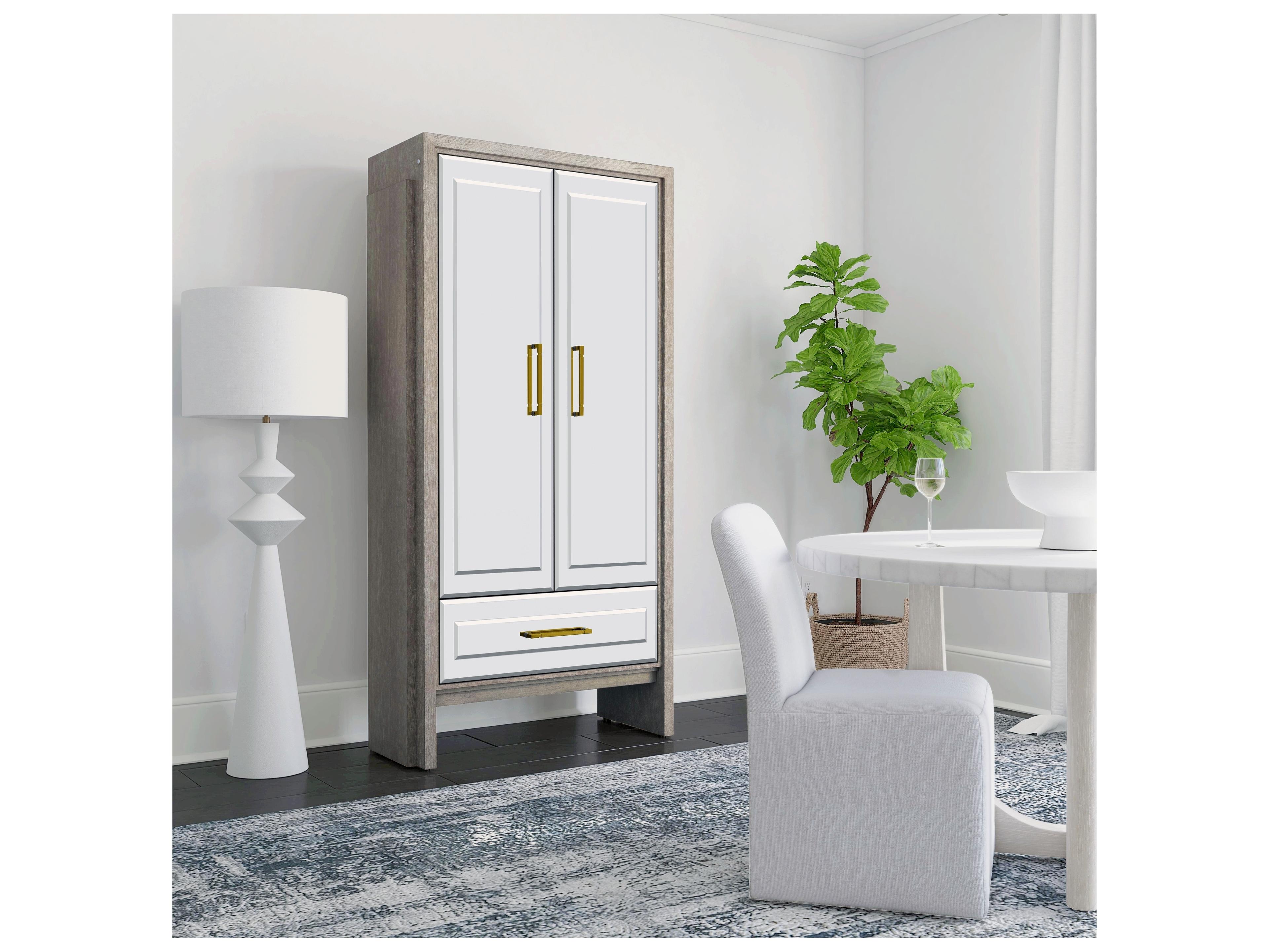 Bassett Mirror Lansing White Accent Chest