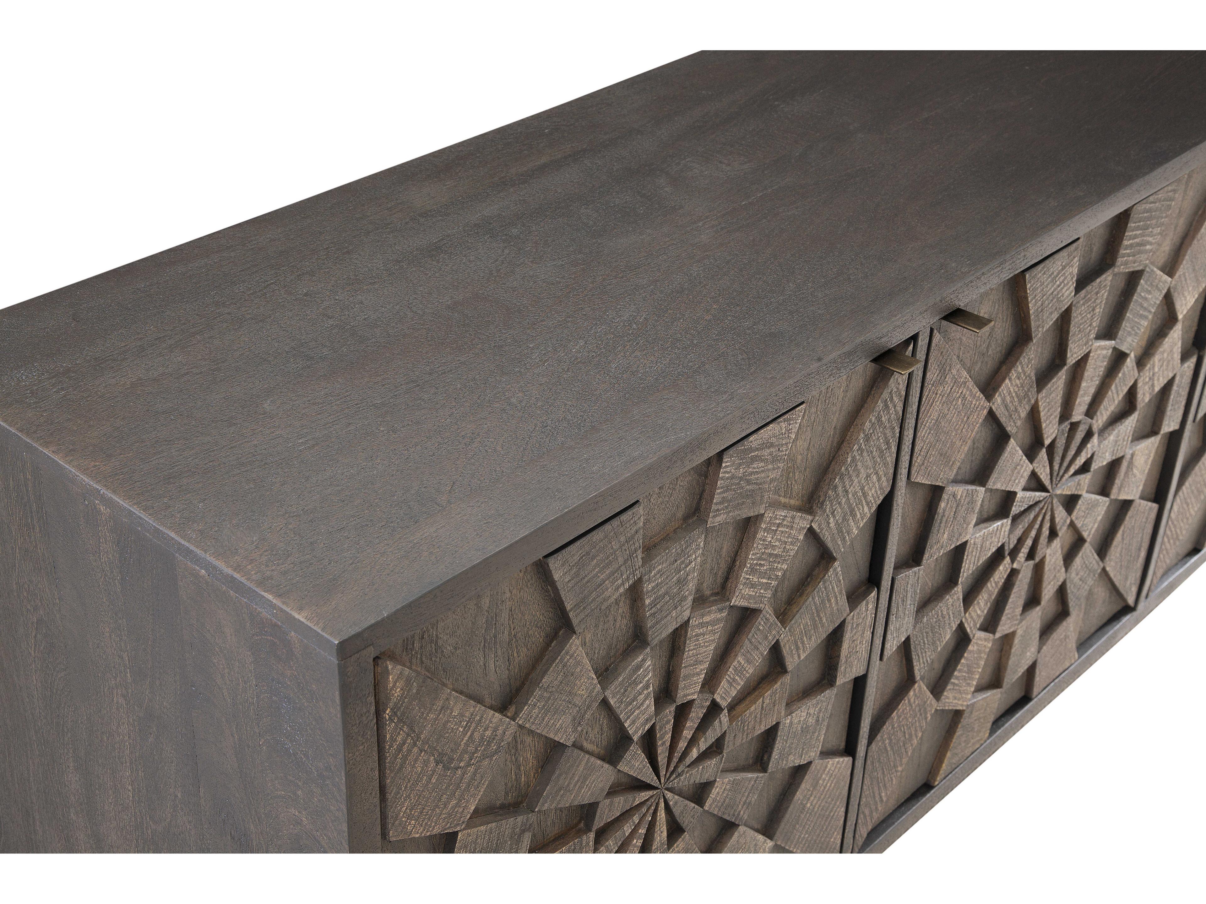 Bassett Mirror Adrienne 69" Mango Wood Brown Sideboard