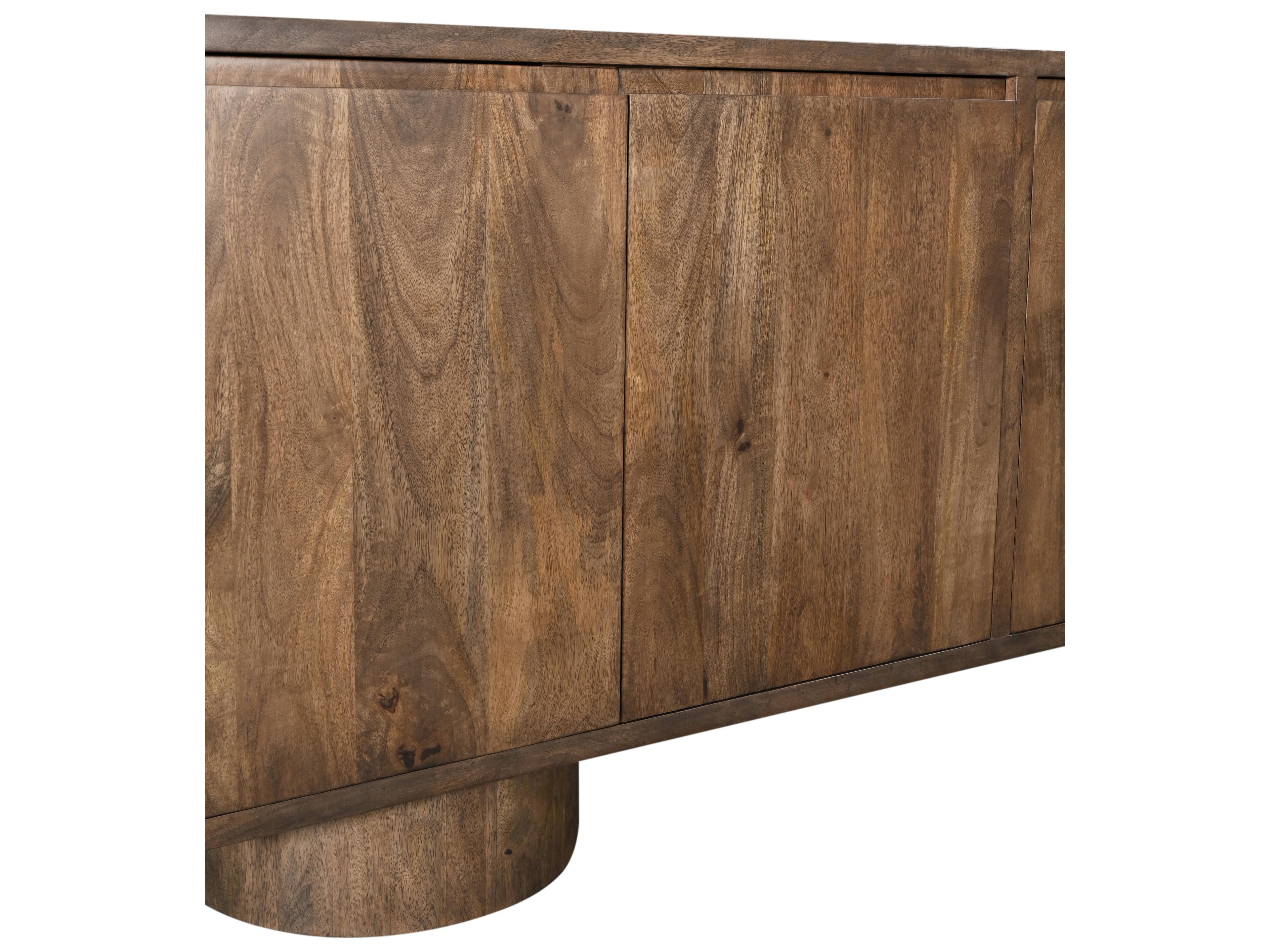 Bassett Mirror Napa 72" Mango Wood Brown Sideboard
