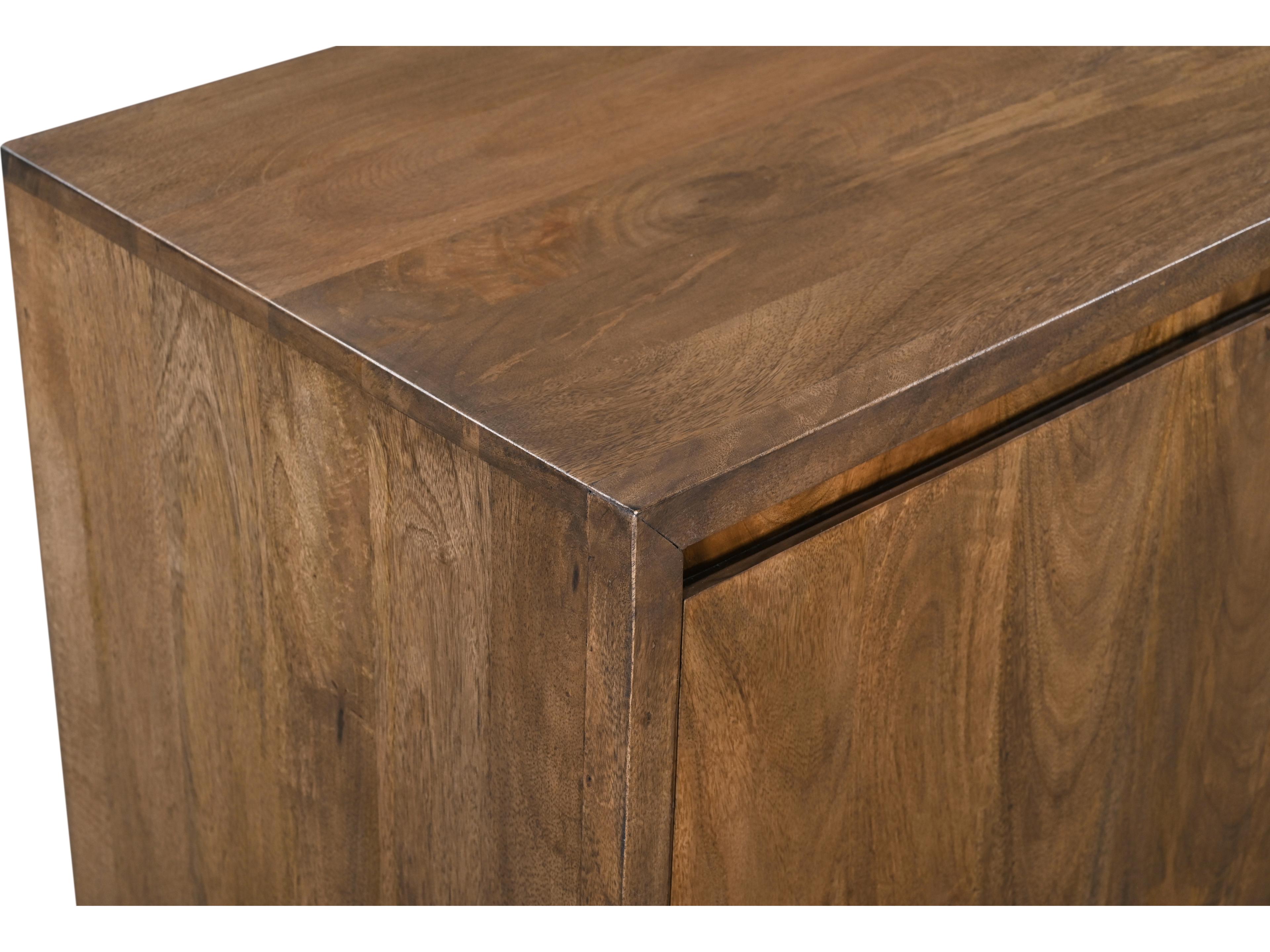 Bassett Mirror Napa 72" Mango Wood Brown Sideboard