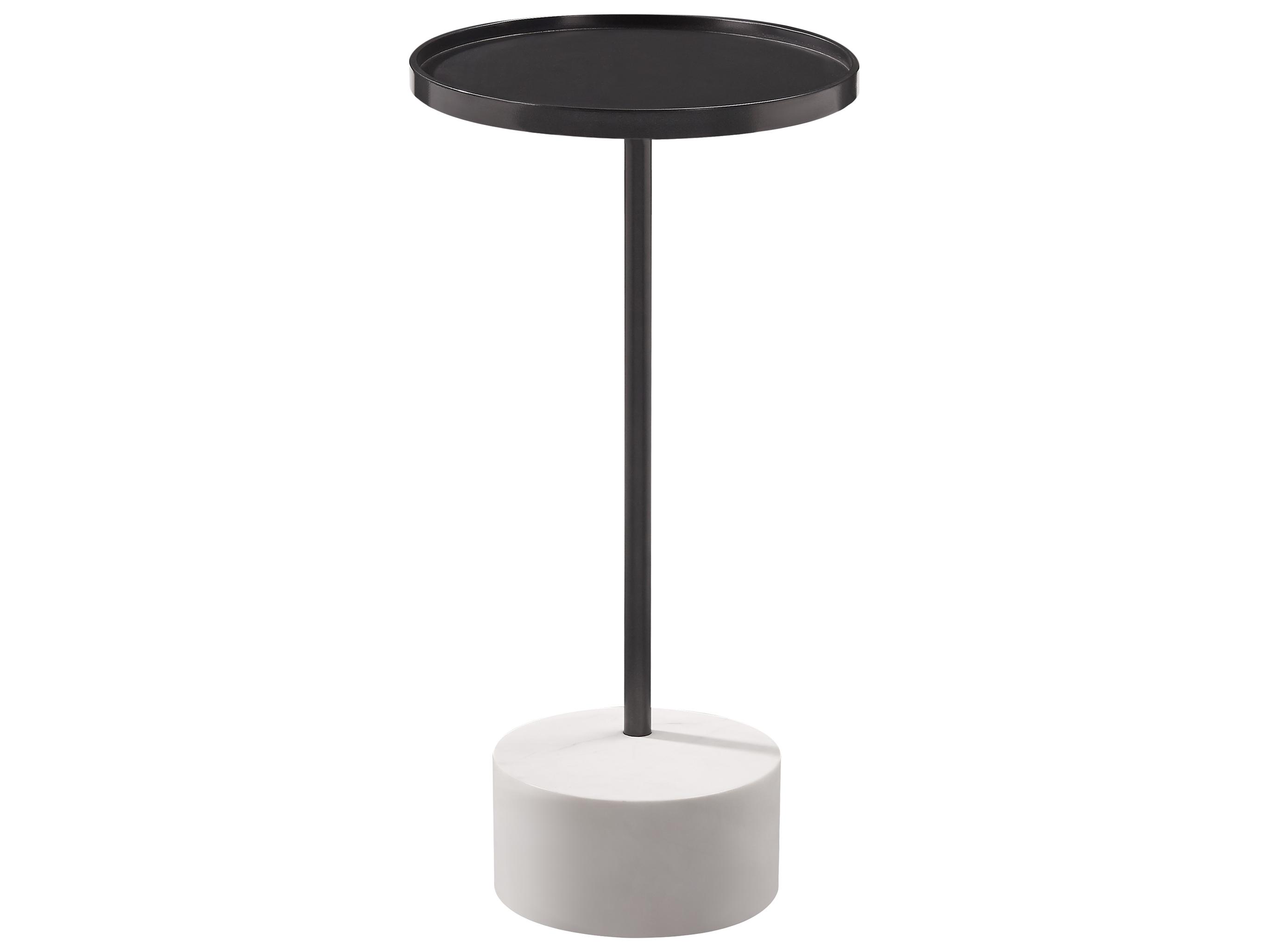 Bassett Mirror Banyan Scatter Round Metal End Table