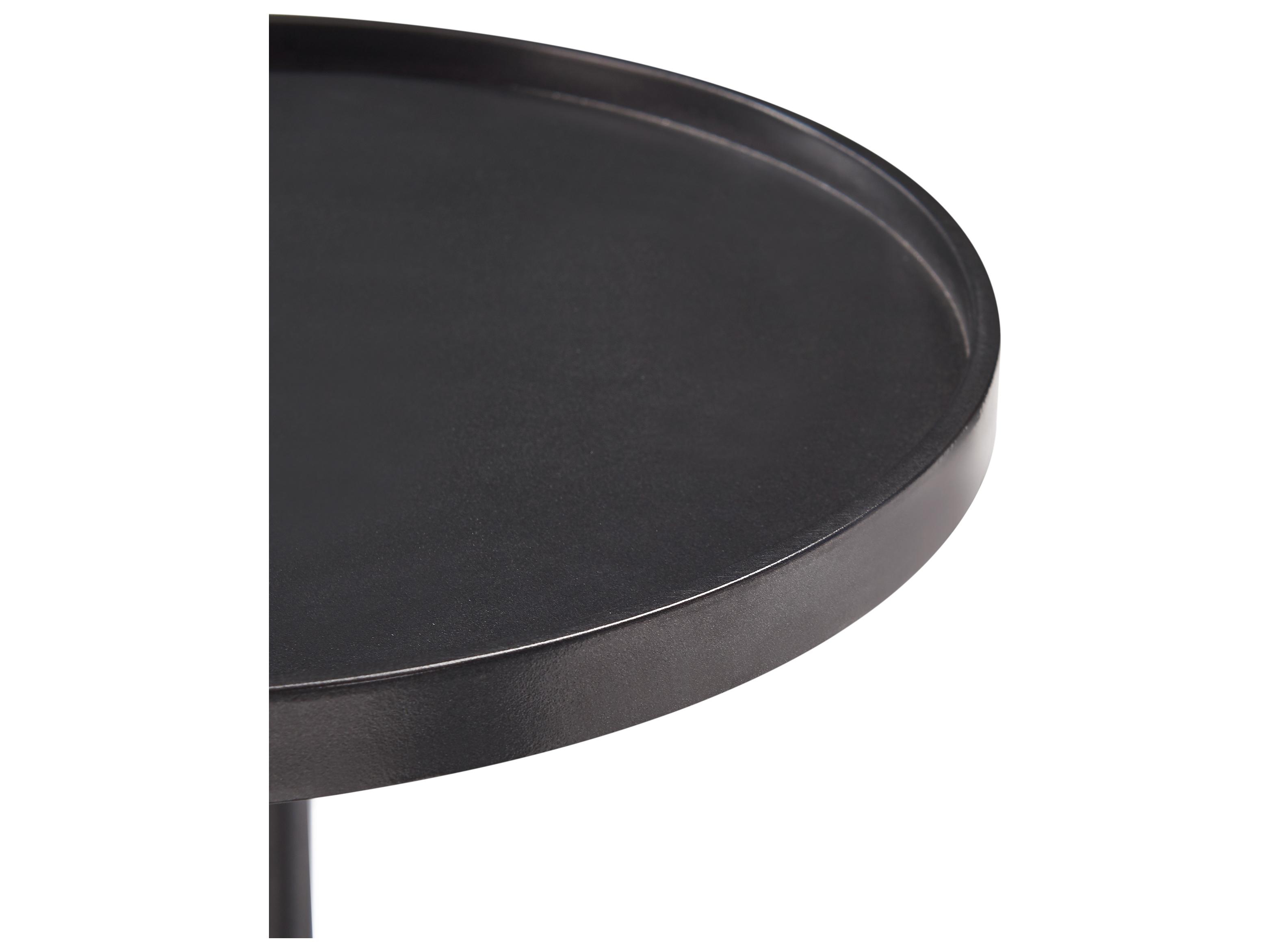 Bassett Mirror Banyan Scatter Round Metal End Table