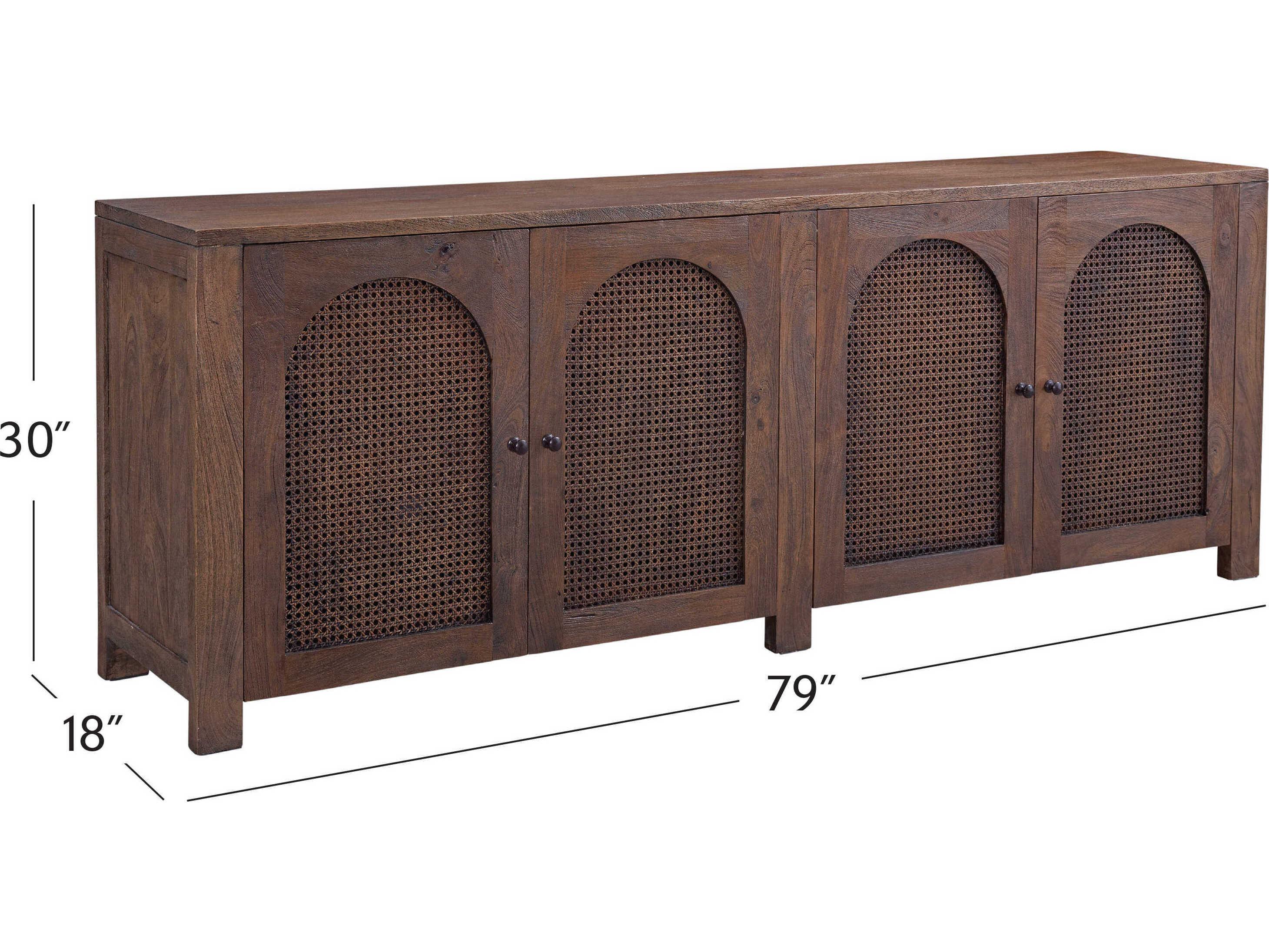 Bassett Mirror 18" Brown Walsh Server