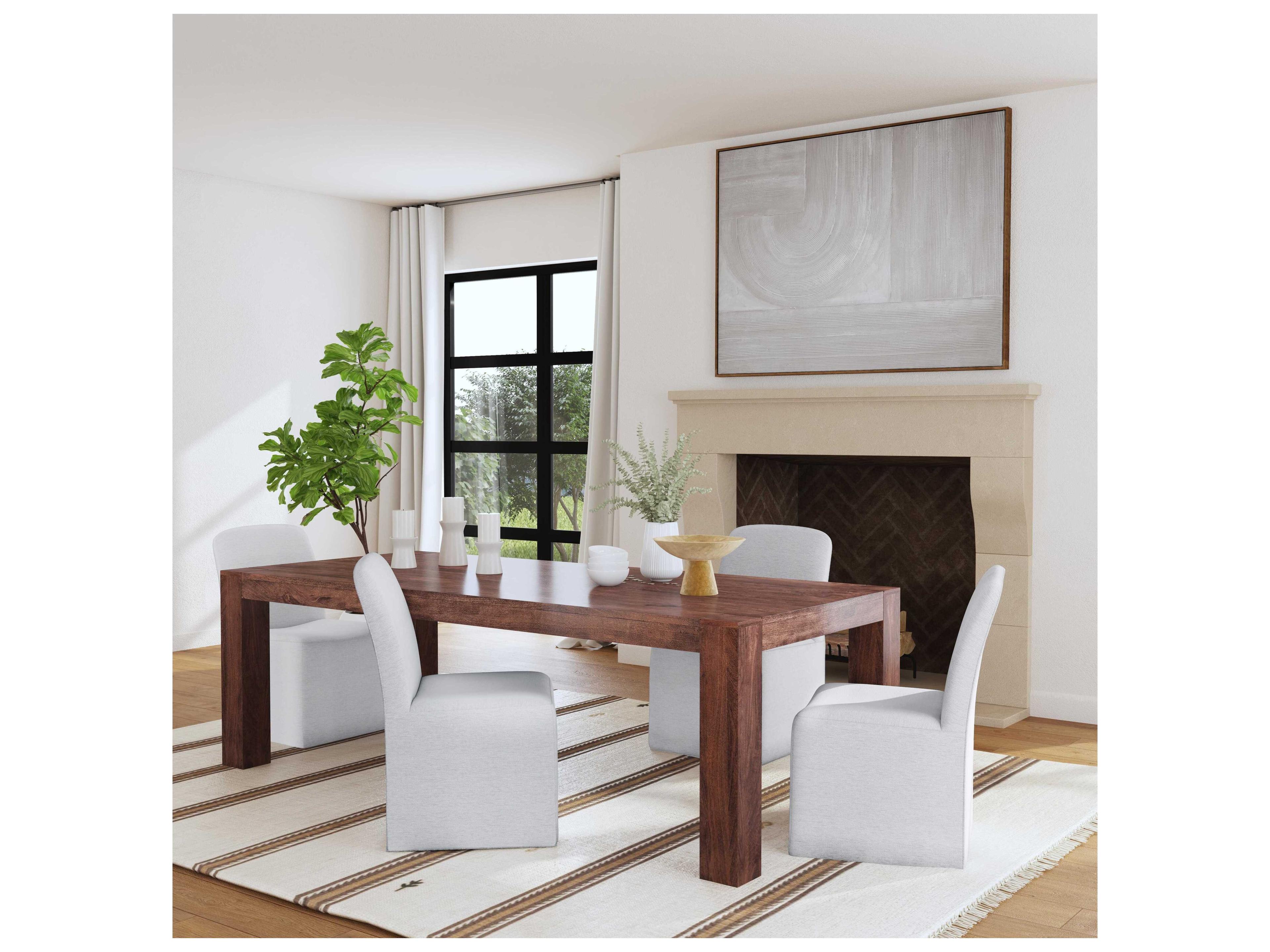 Bassett Mirror Brown Walsh Dining Table