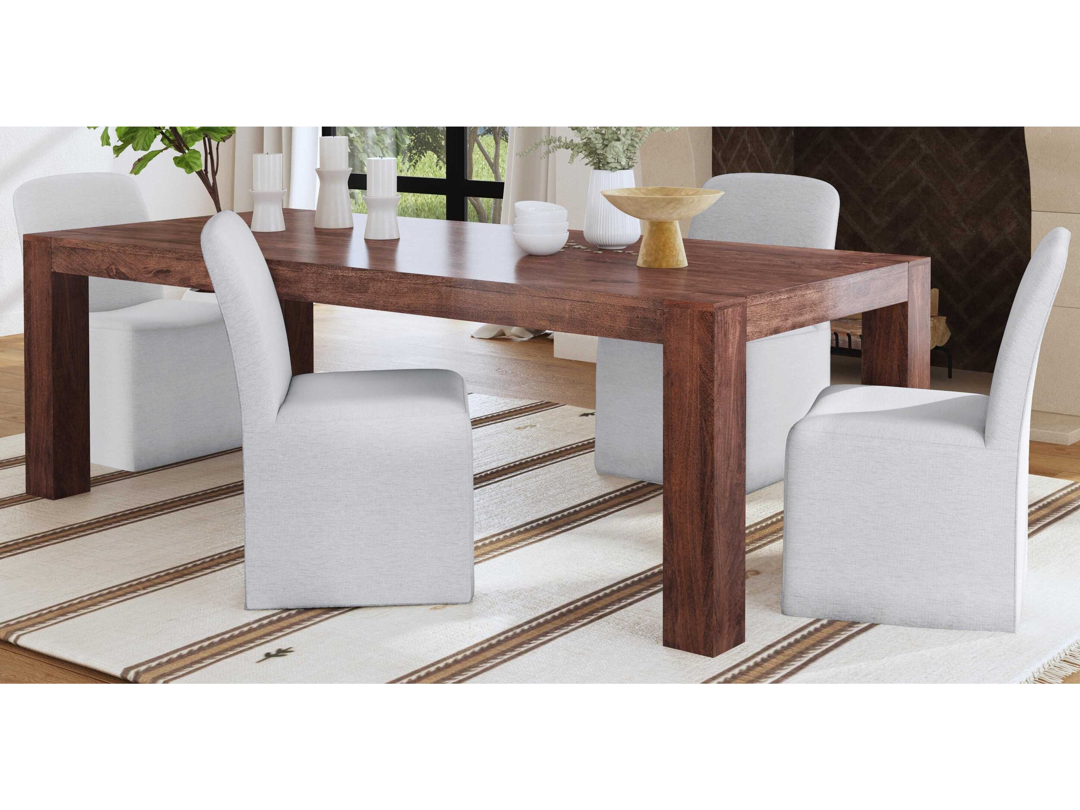 Bassett Mirror Brown Walsh Dining Table