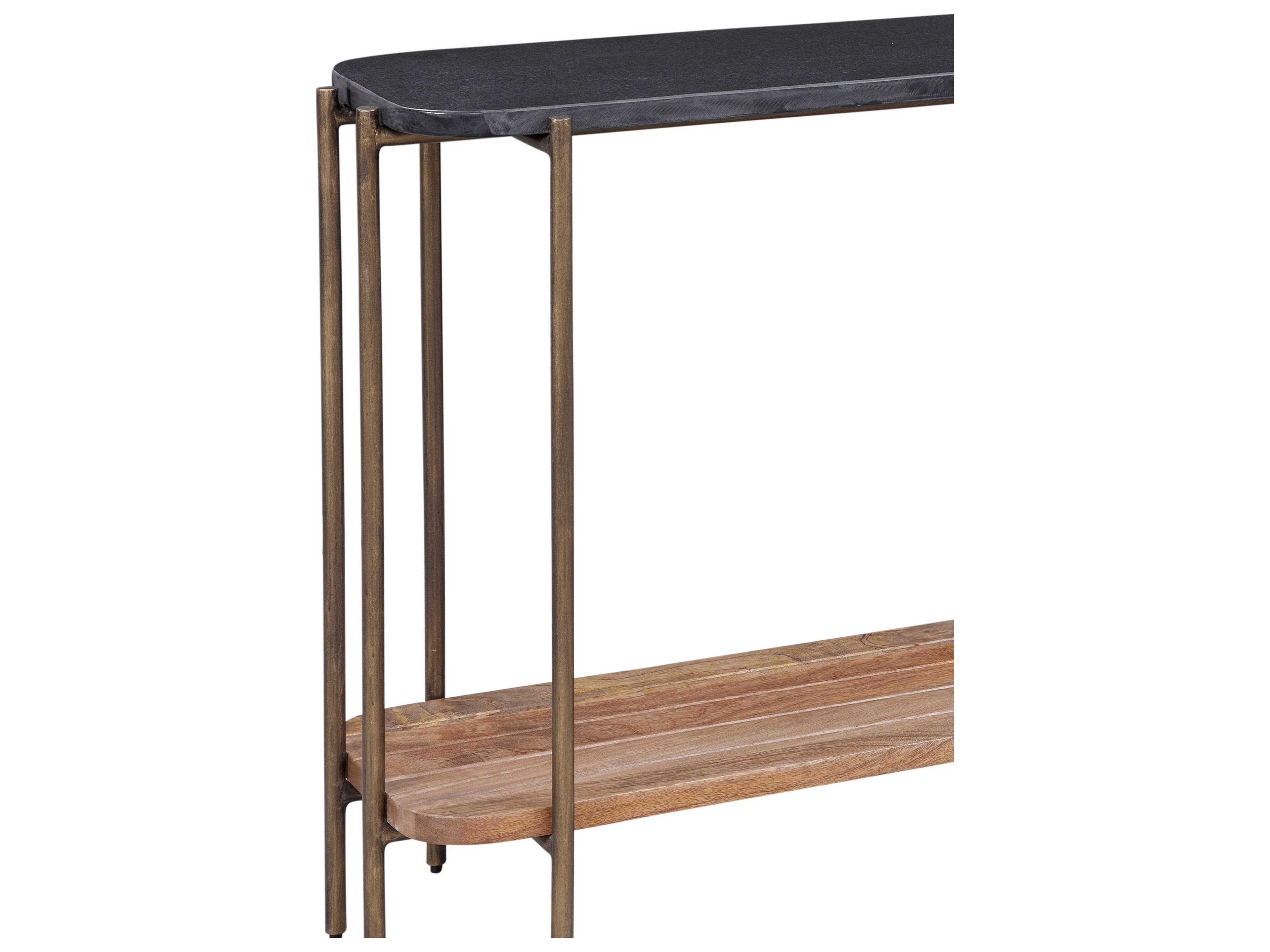 Bassett Mirror Brown Adrienne Console Table