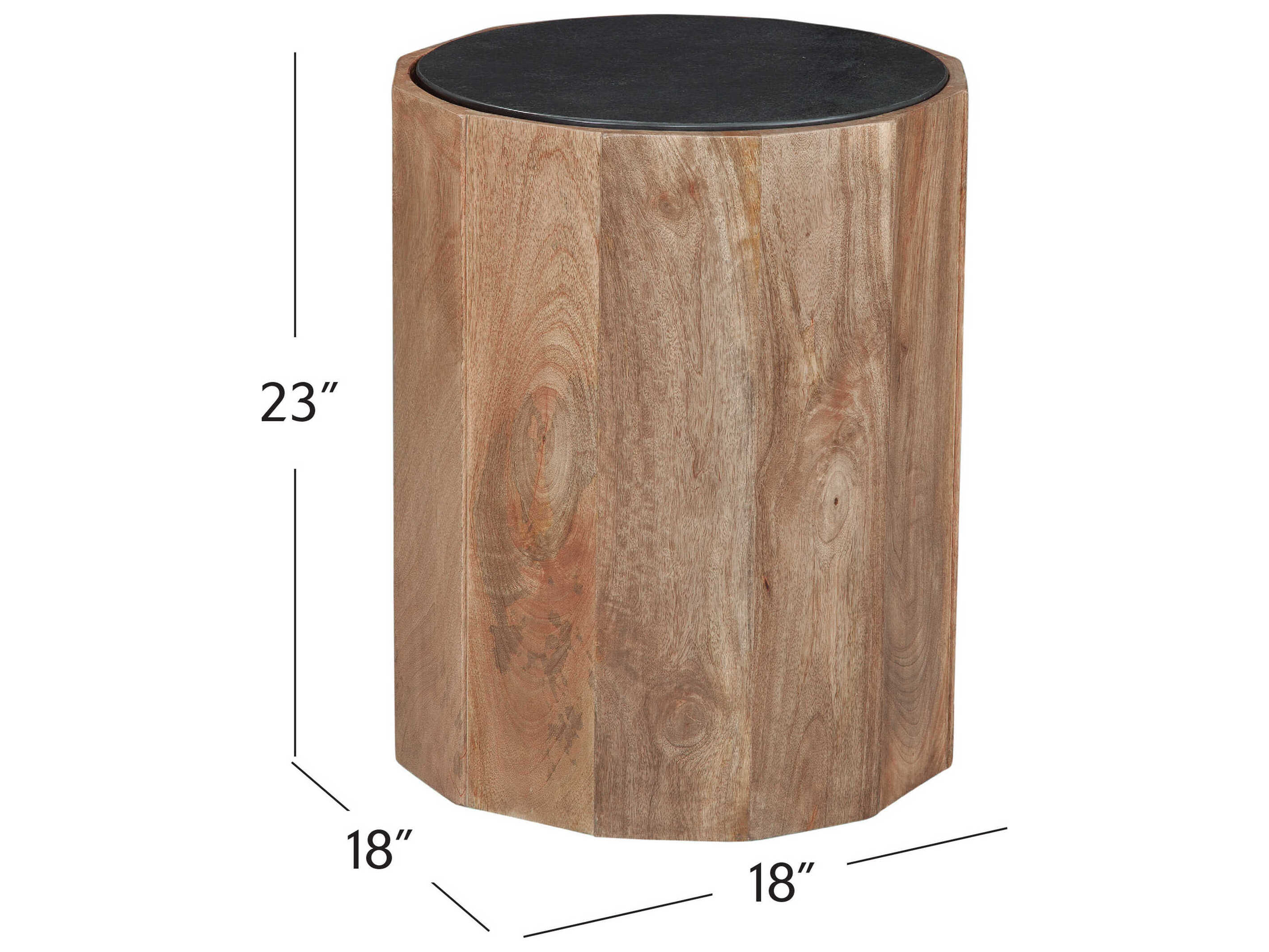 Bassett Mirror Brown Adrienne End Table