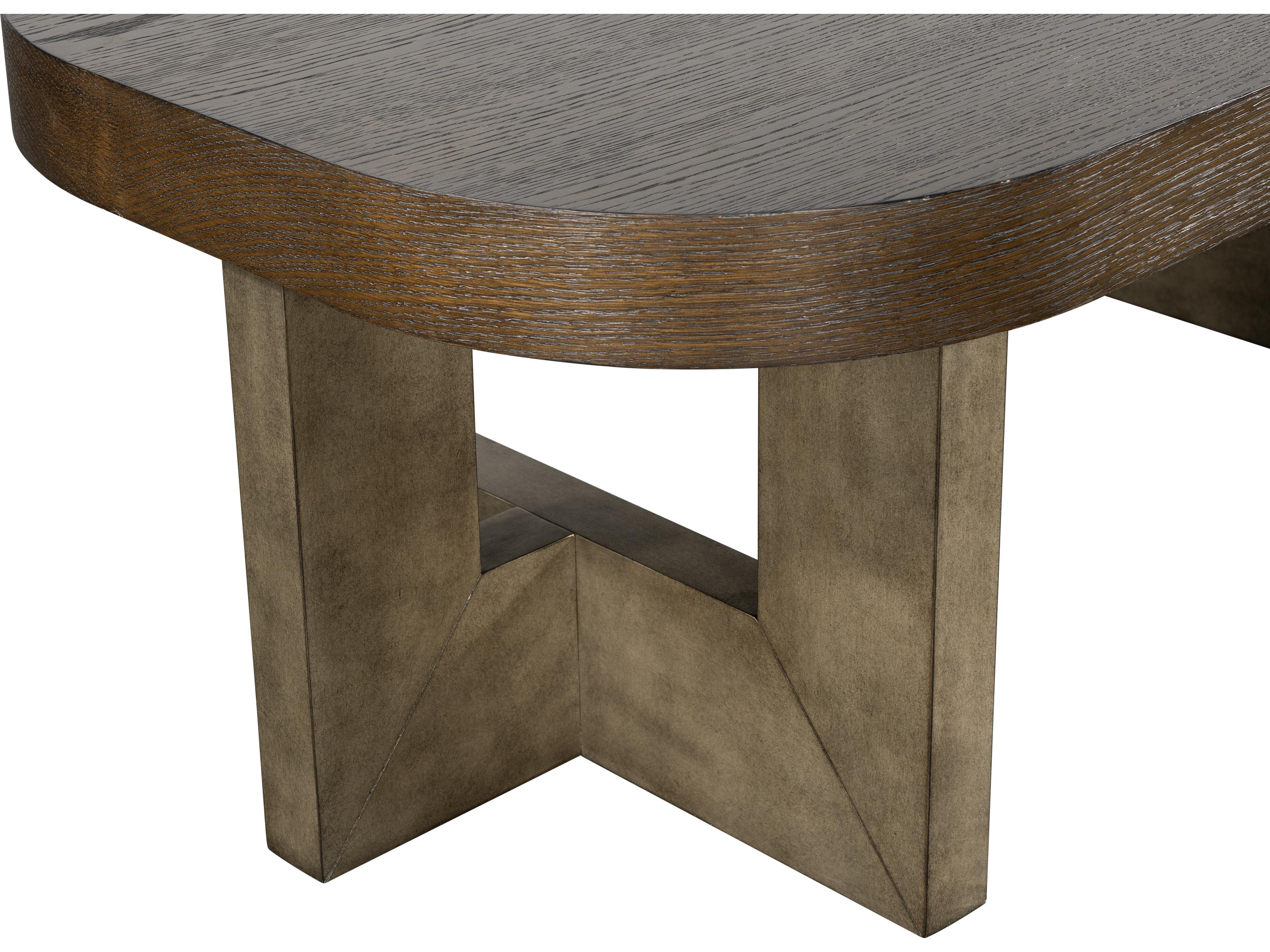 Bassett Mirror Nova Oval Wood Coffee Table