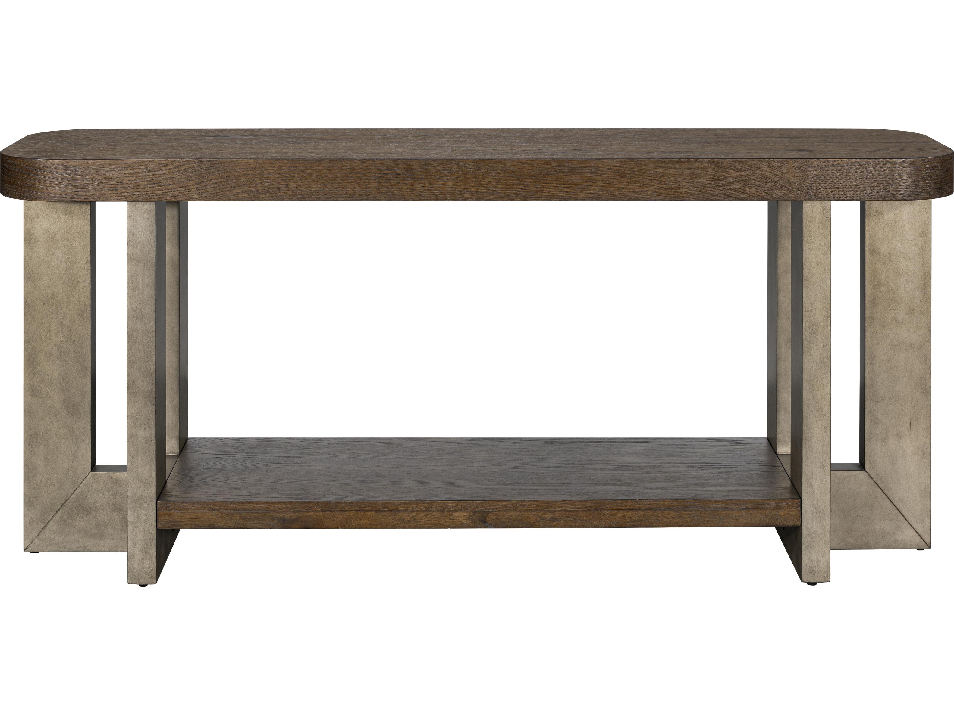 Bassett Mirror Nova Rectangular Wood Console Table