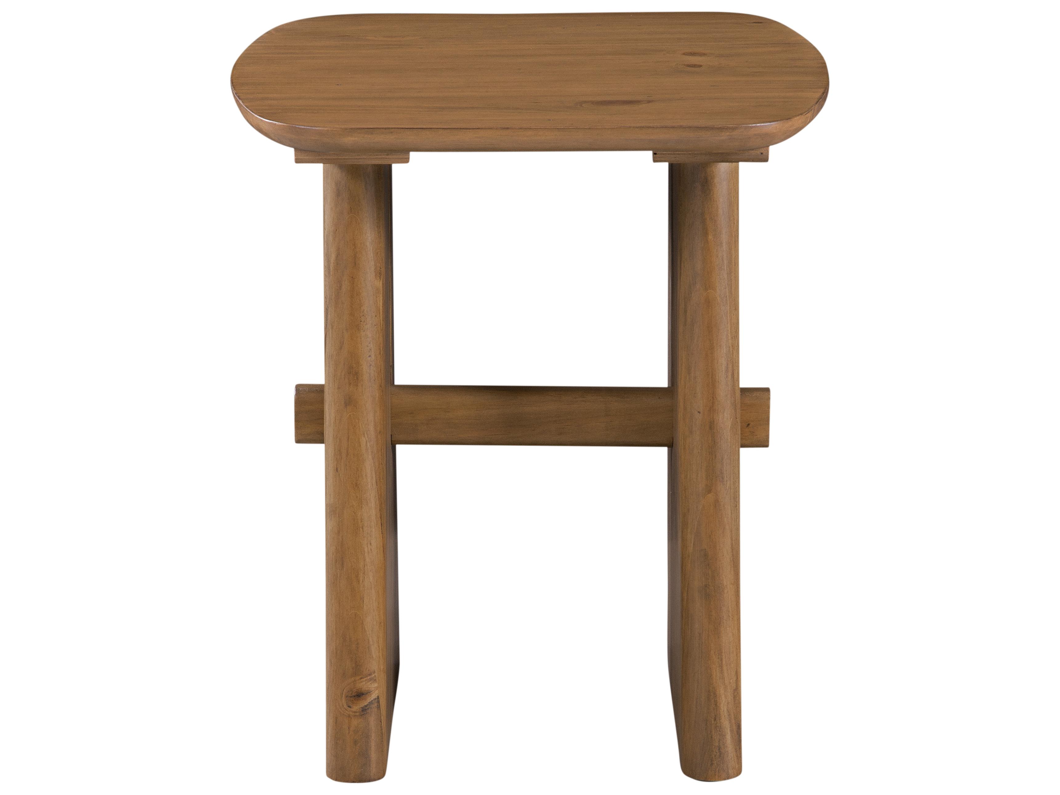 Bassett Mirror Knox Square Wood End Table