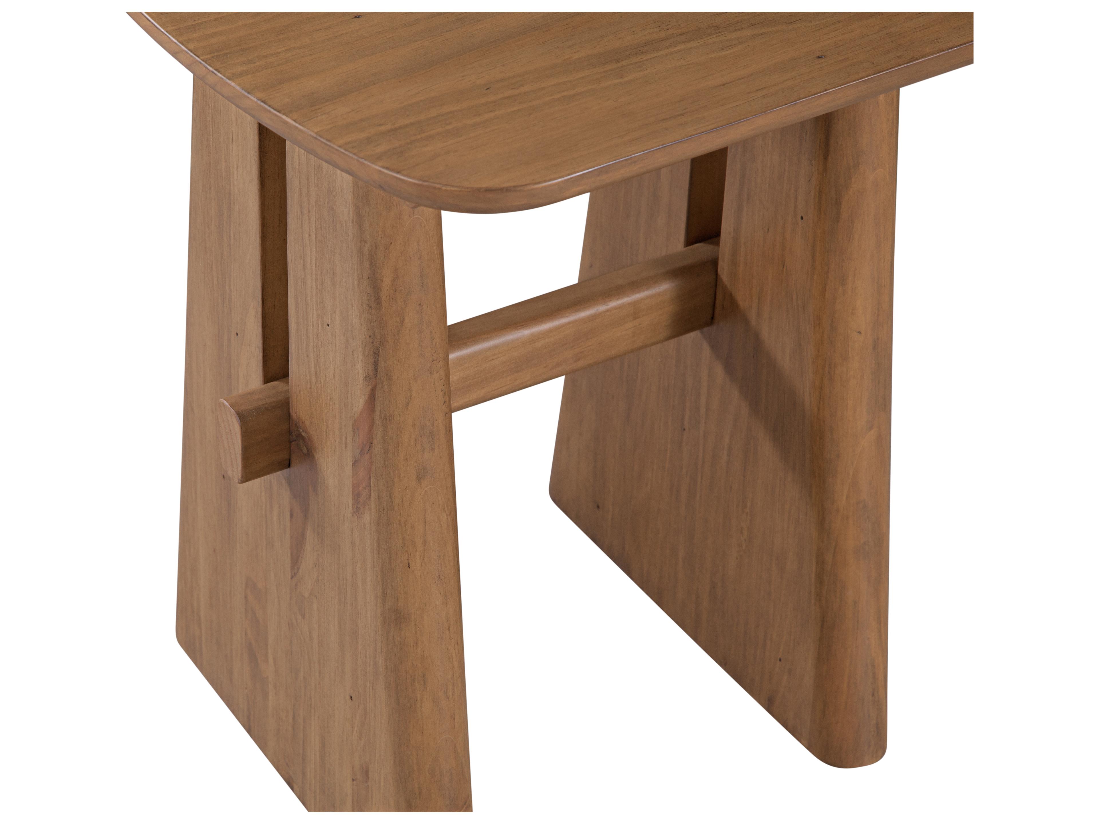 Bassett Mirror Knox Square Wood End Table