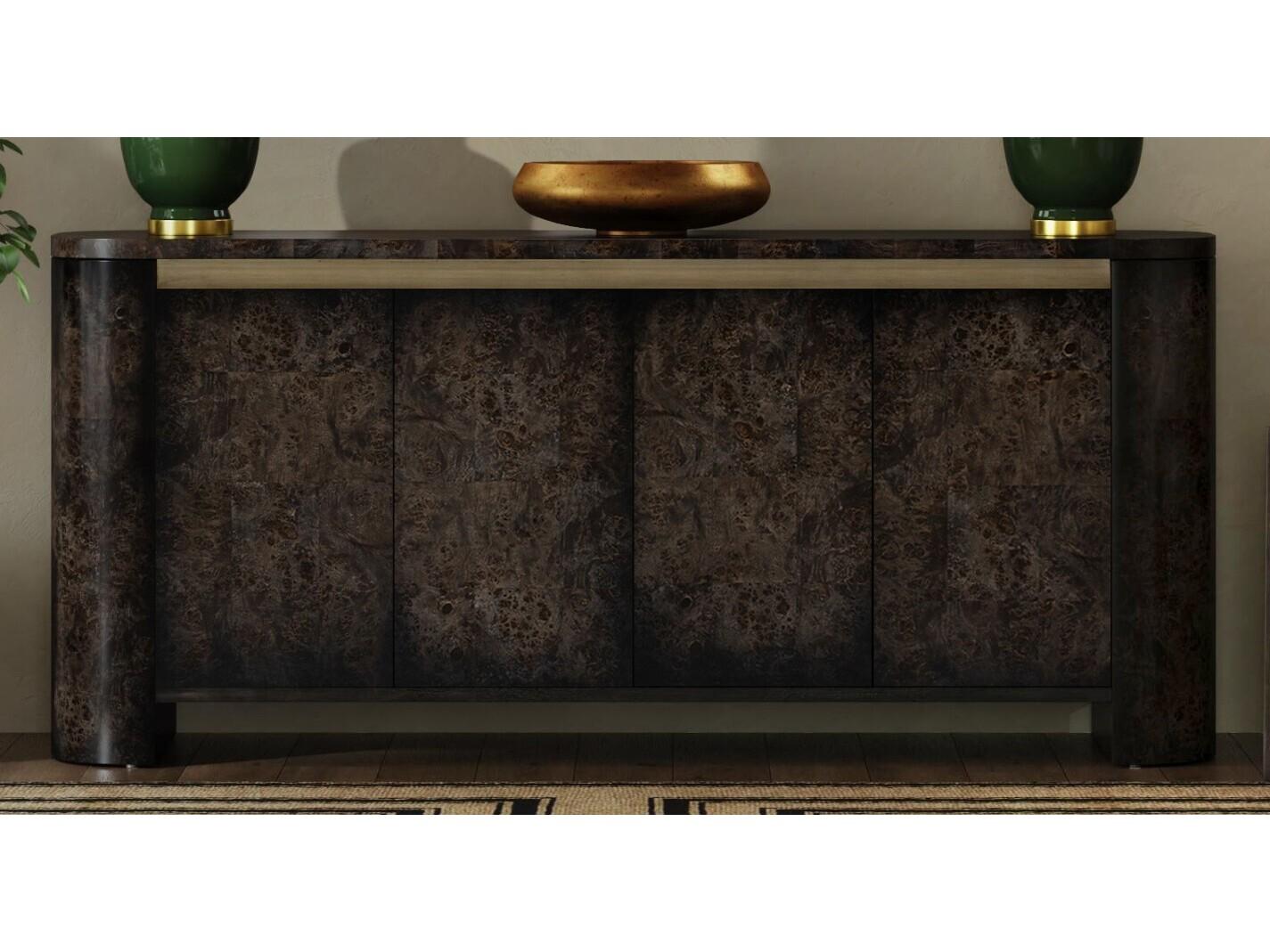 Bassett Mirror Langford 76" Rubberwood Sideboard