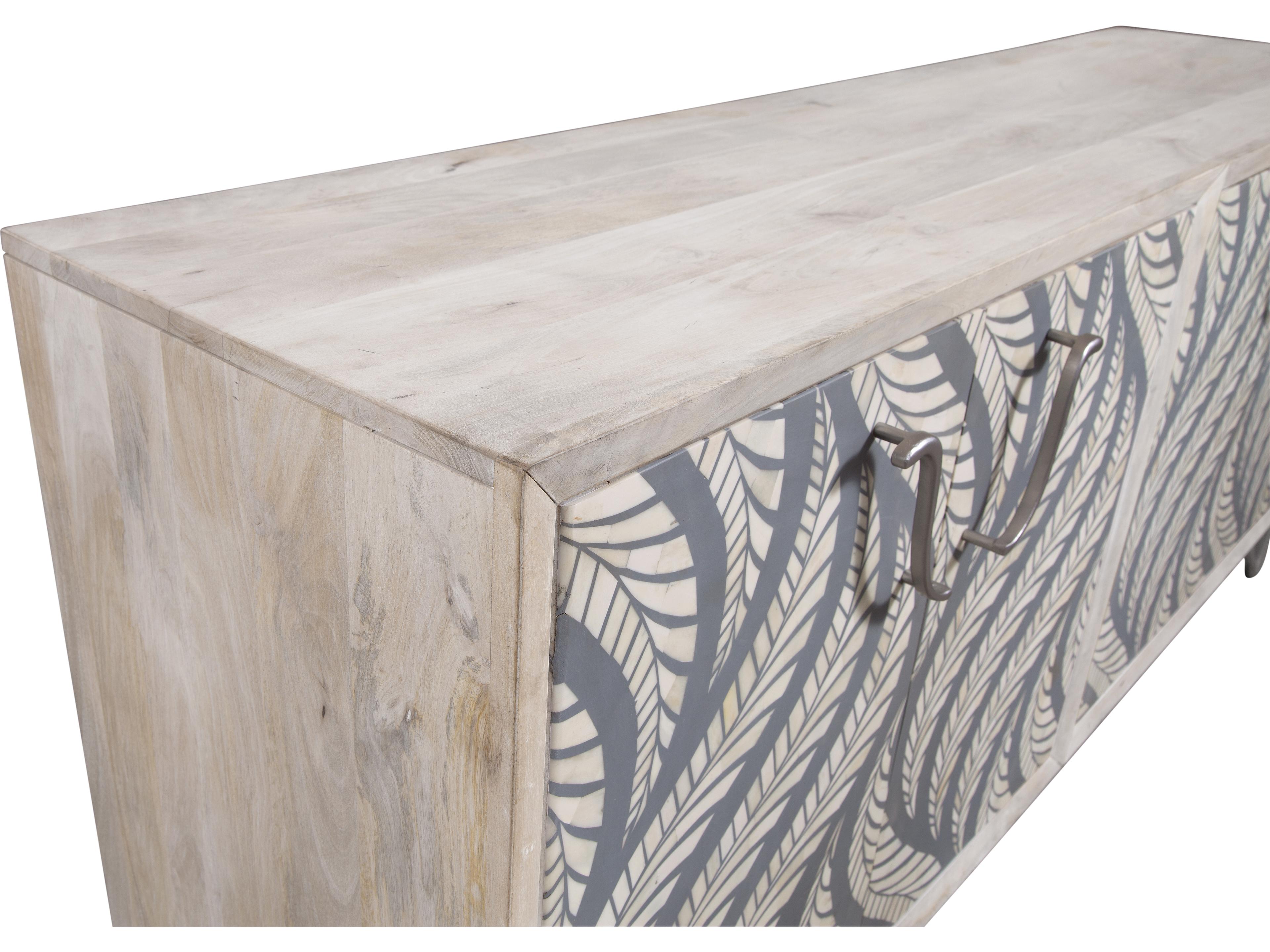 Bassett Mirror Leia 74" Mango Wood Sideboard