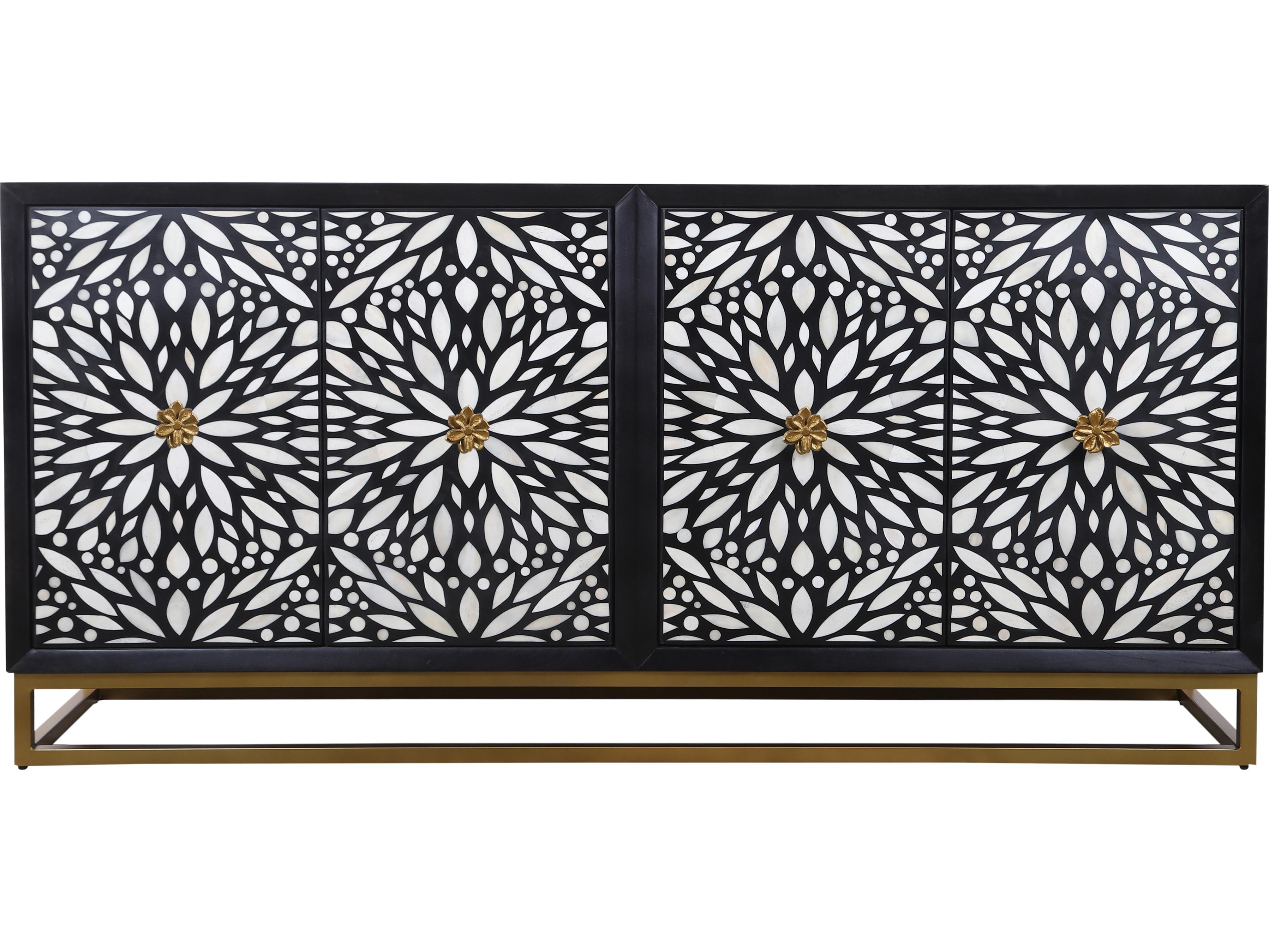 Bassett Mirror Cameron 72" Mango Wood Sideboard