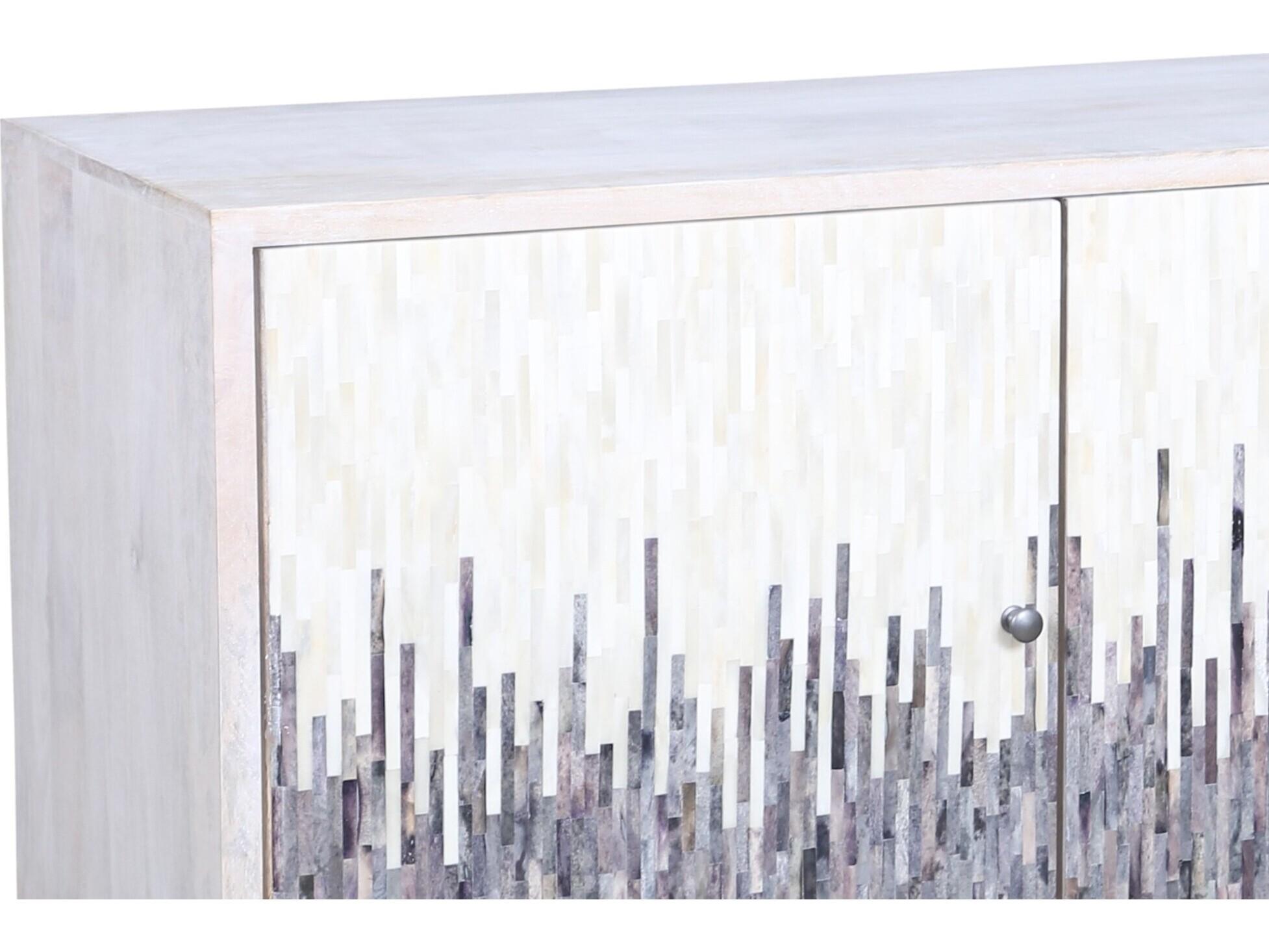 Bassett Mirror 66" White Sideboard