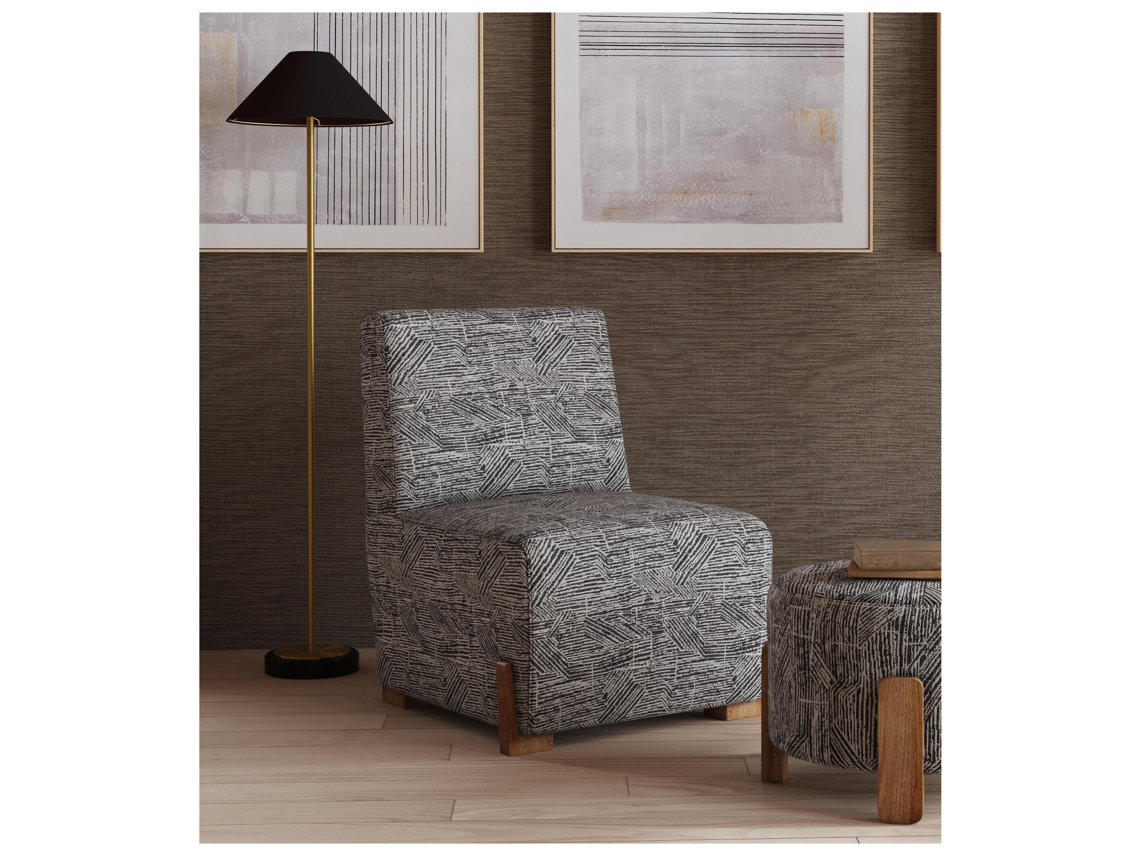 Bassett Mirror Jasper Gray Accent Chair