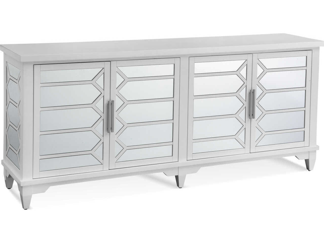 Bassett Mirror Redi 38" Poplar Wood White Sideboard