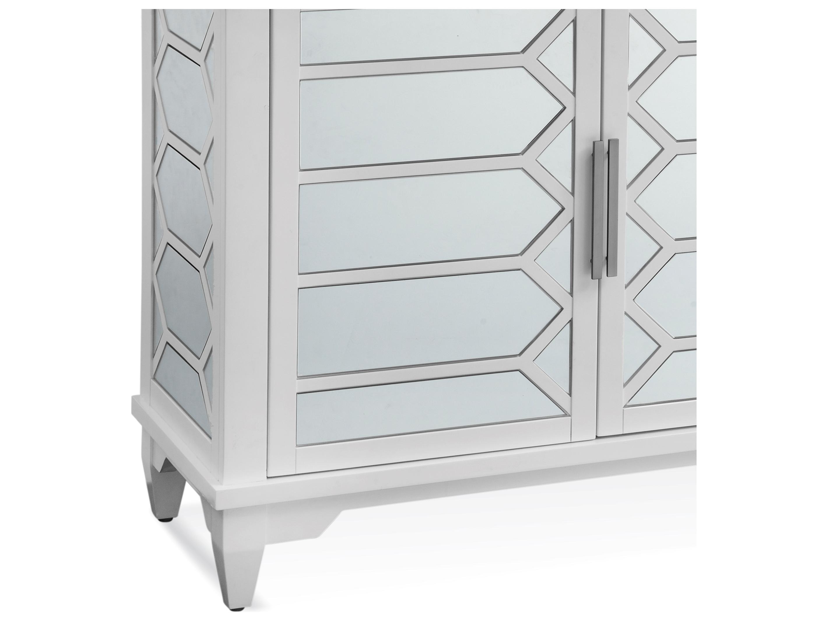 Bassett Mirror Redi 38" Poplar Wood White Sideboard