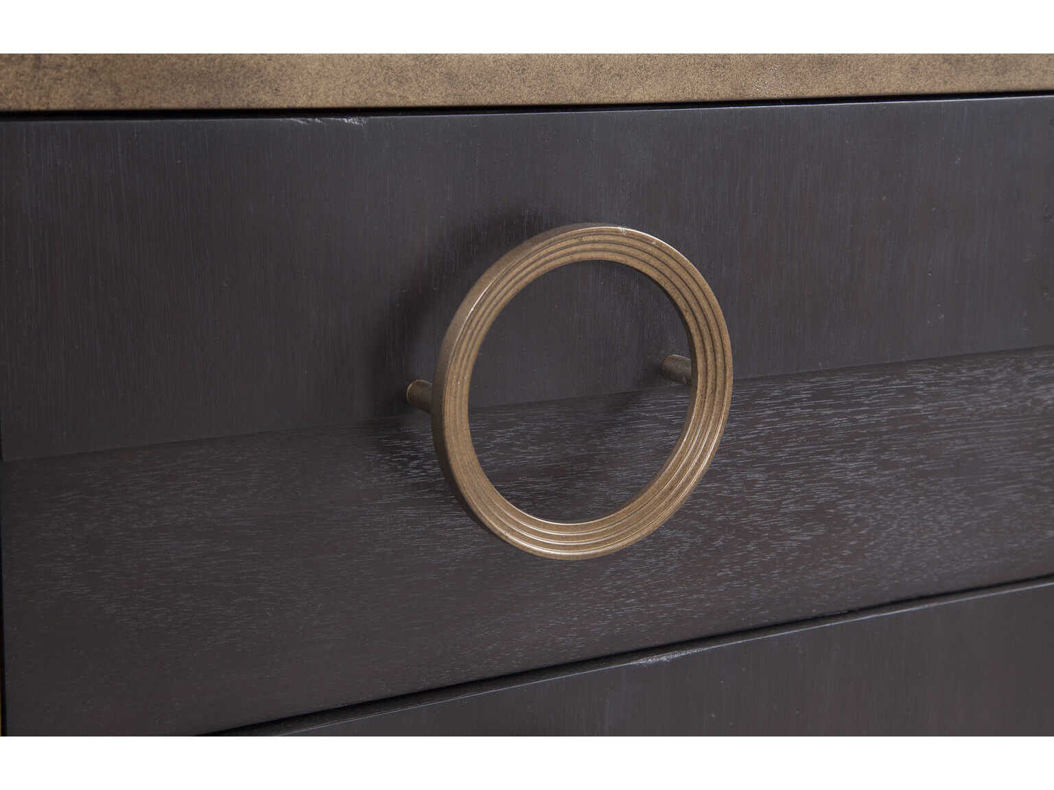 Bassett Mirror Dark Sumatra Black Accent Chest