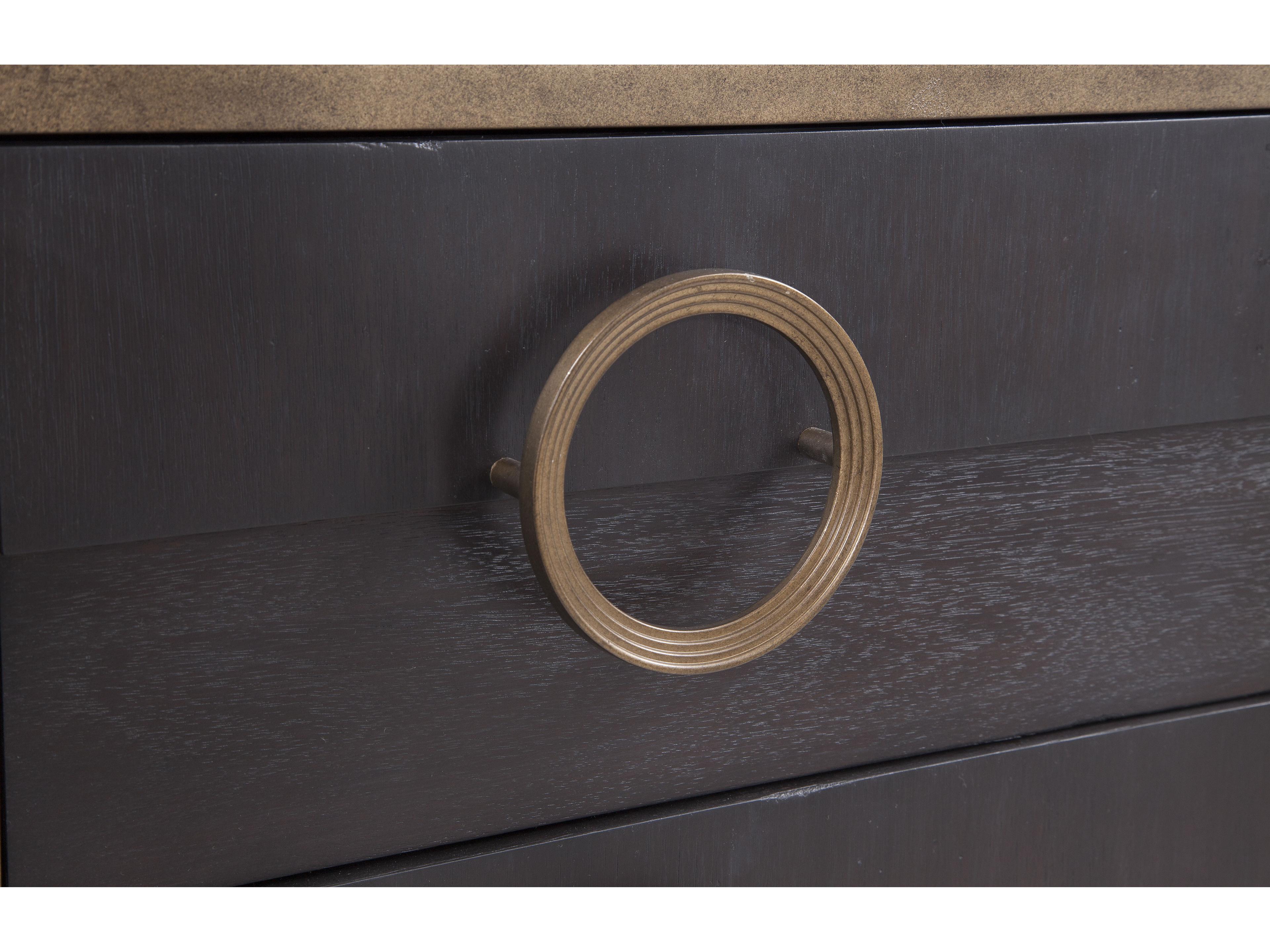 Bassett Mirror Dark Sumatra Black Accent Chest