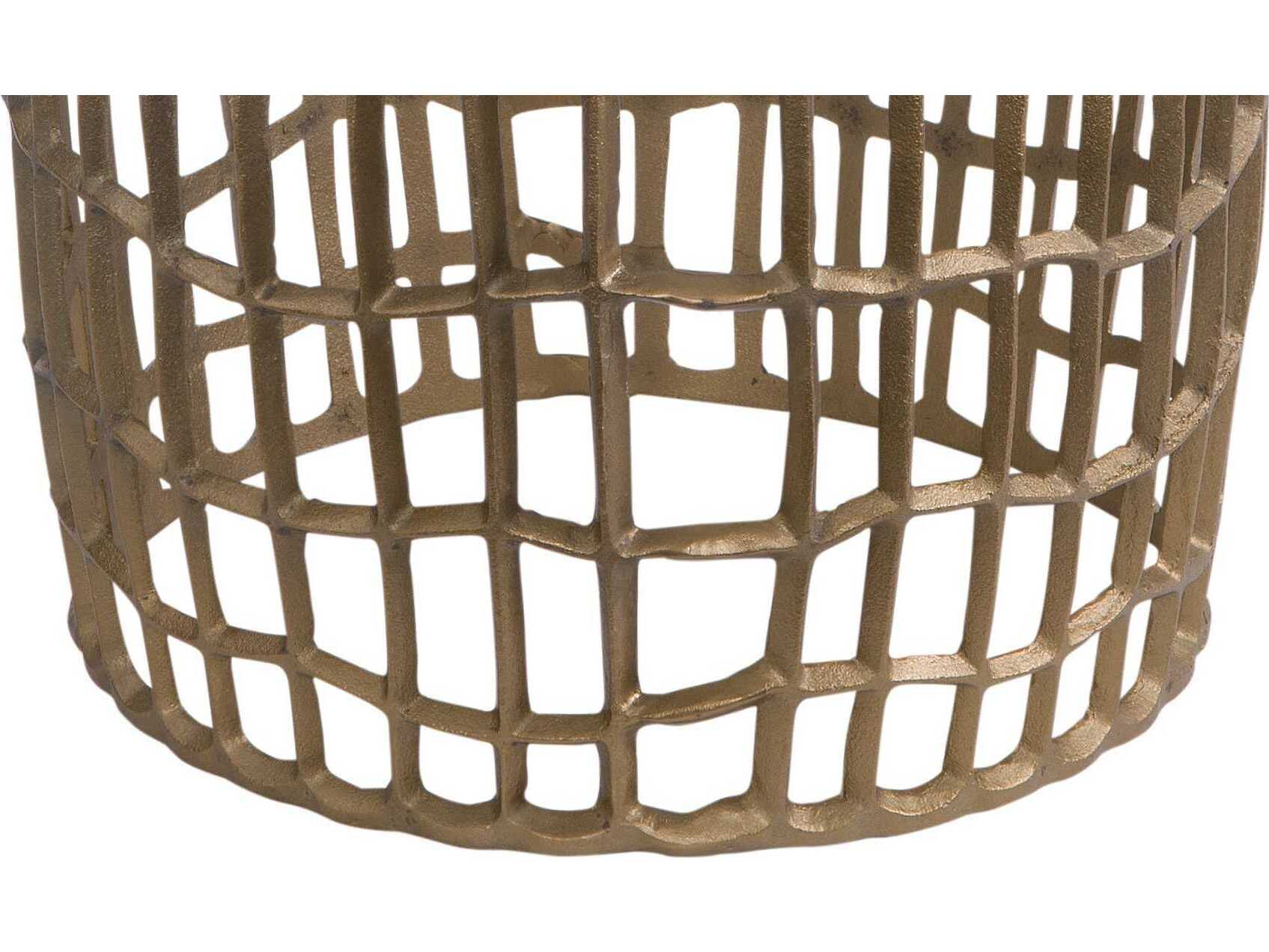 Bassett Mirror Bronze Harper Accent Table