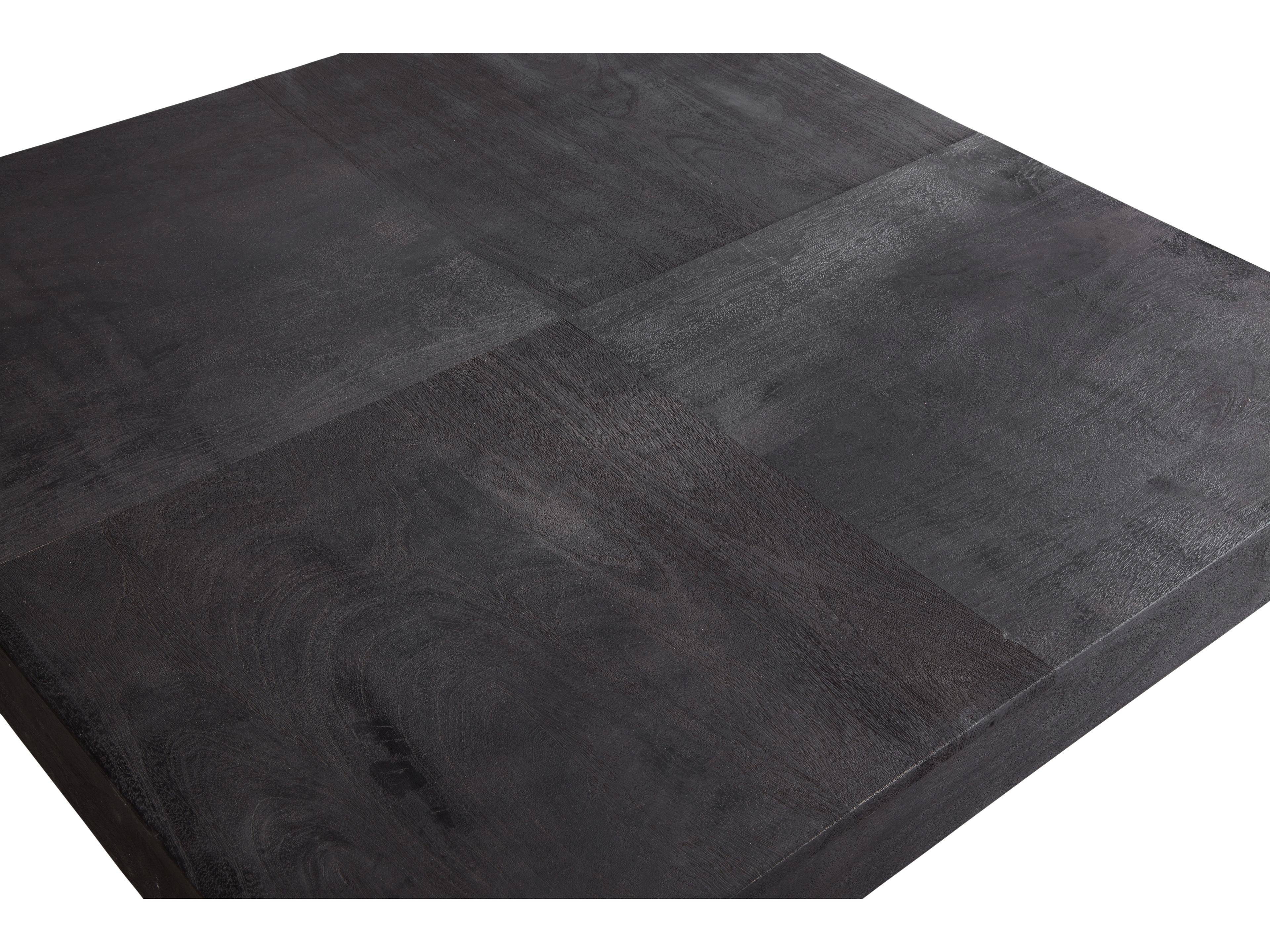 Bassett Mirror Padula Square Wood Dusty Black Cocktail Table