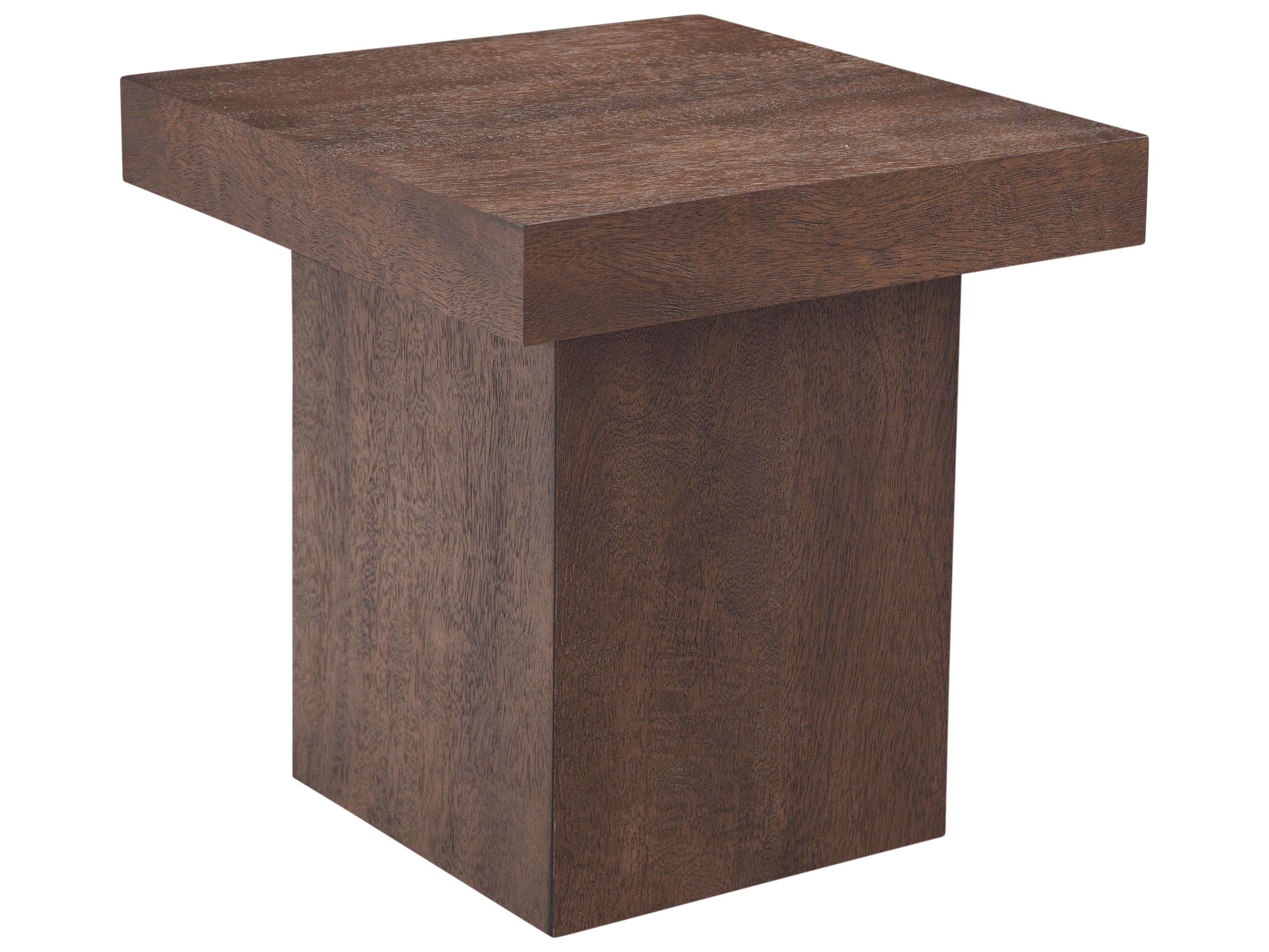 Bassett Mirror Padula Square Wood End Table