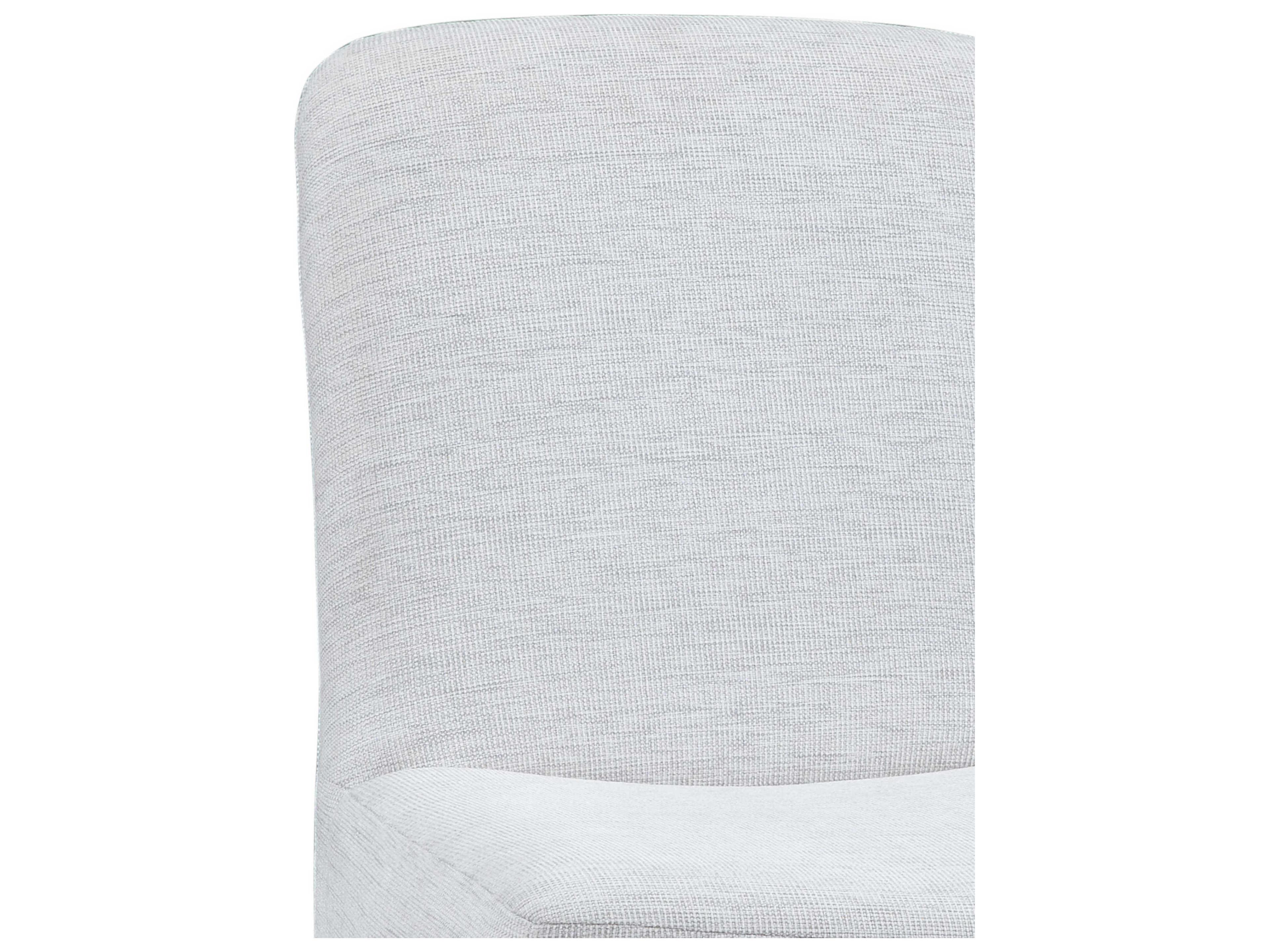 Bassett Mirror Meyer Gray Upholstered Side Dining Chair Set of 2