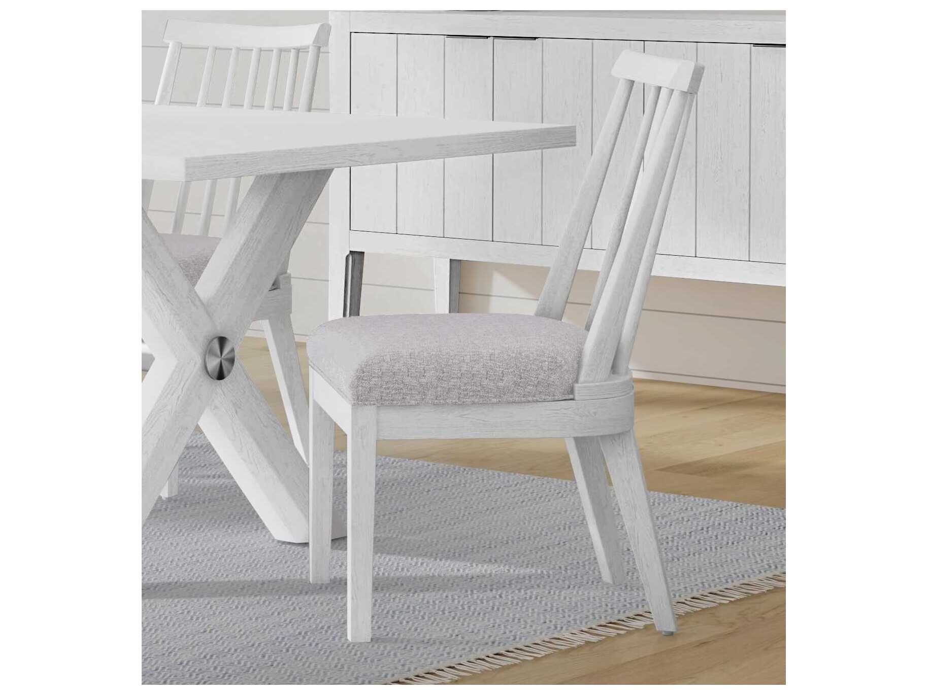 Bassett Mirror White Nadine Dining Chair Set of 2
