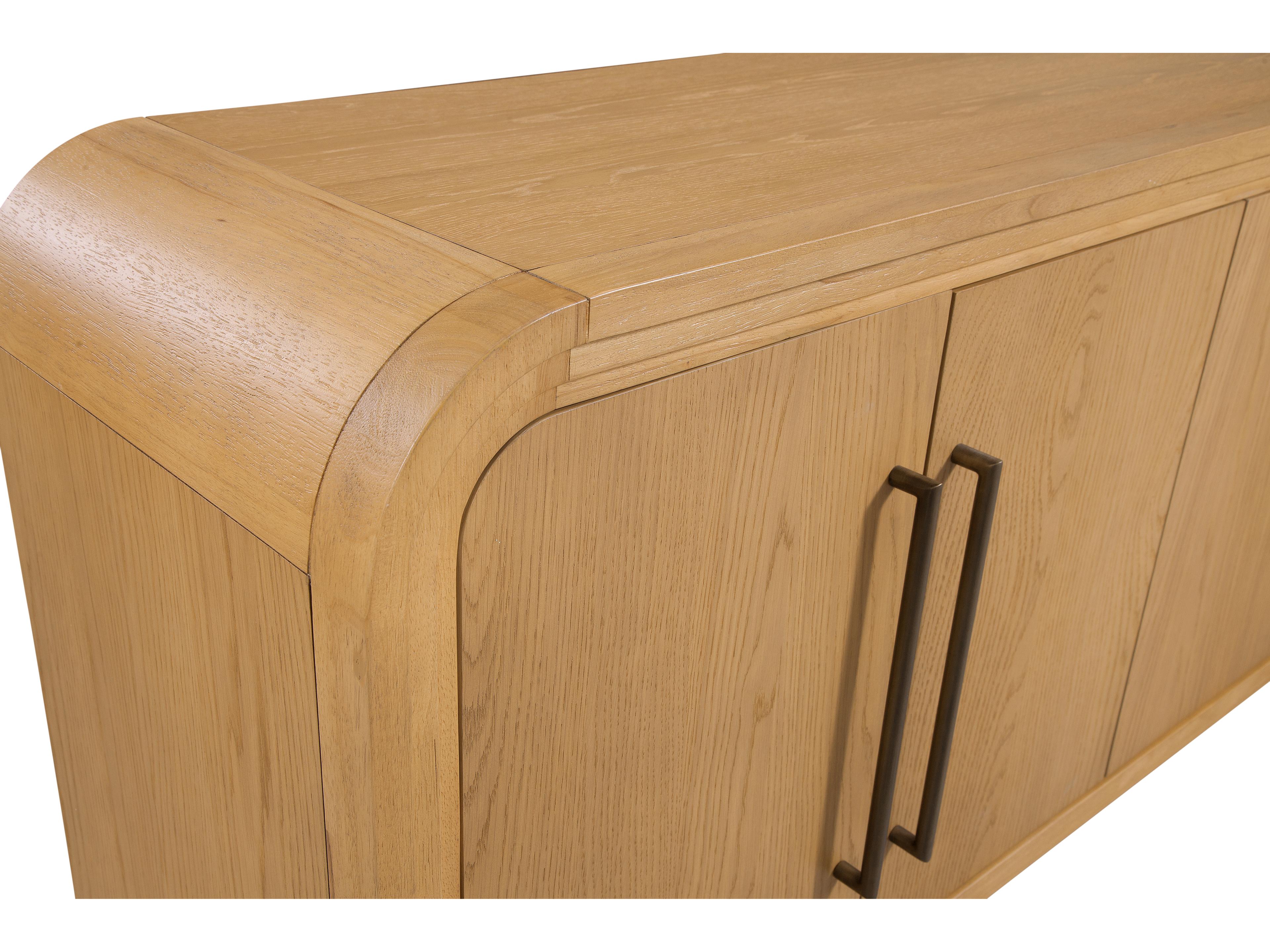 Bassett Mirror Chandler 72" Oak Wood Brown Sideboard