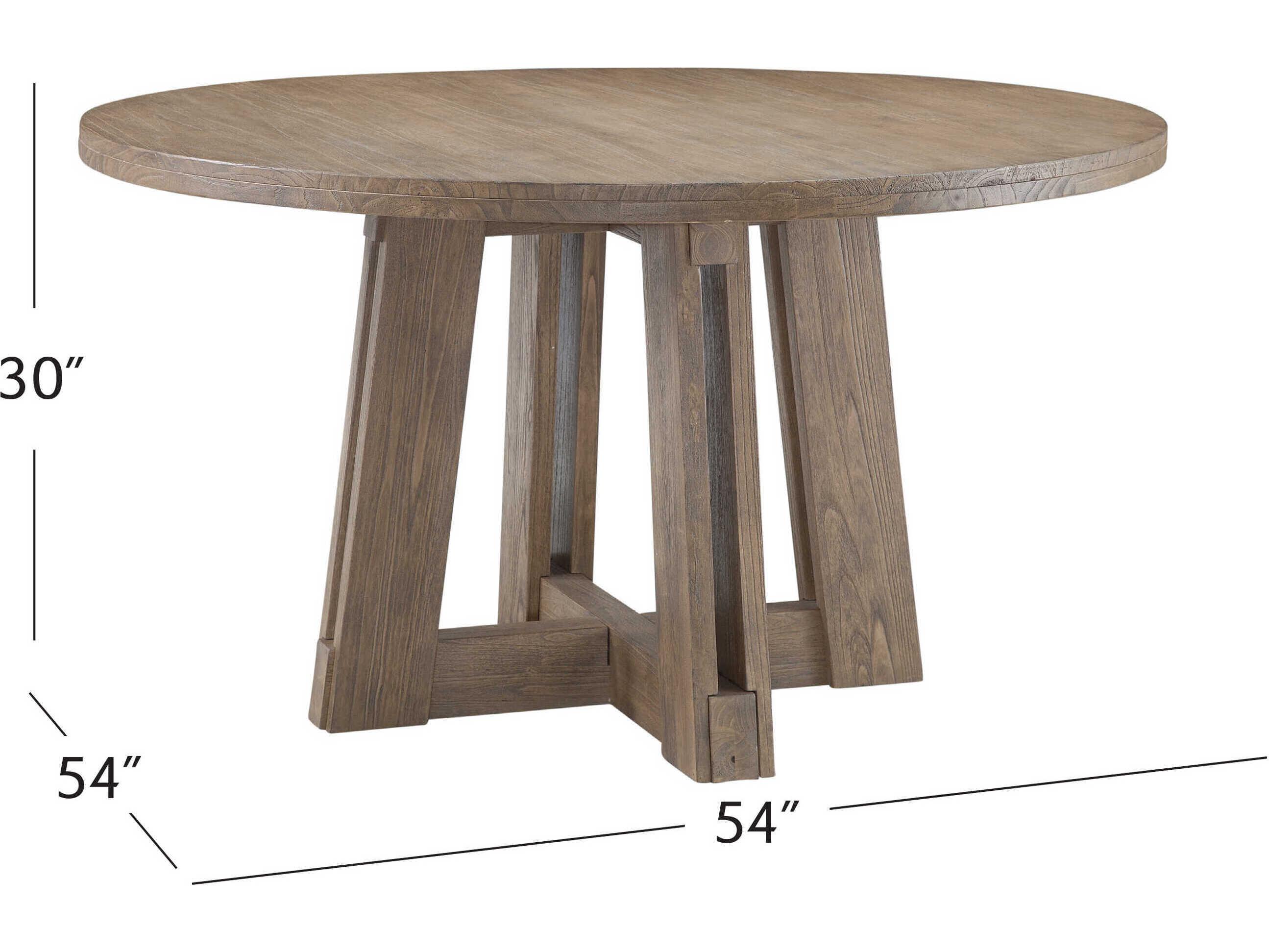 Bassett Mirror Gray McGuire Dining Table