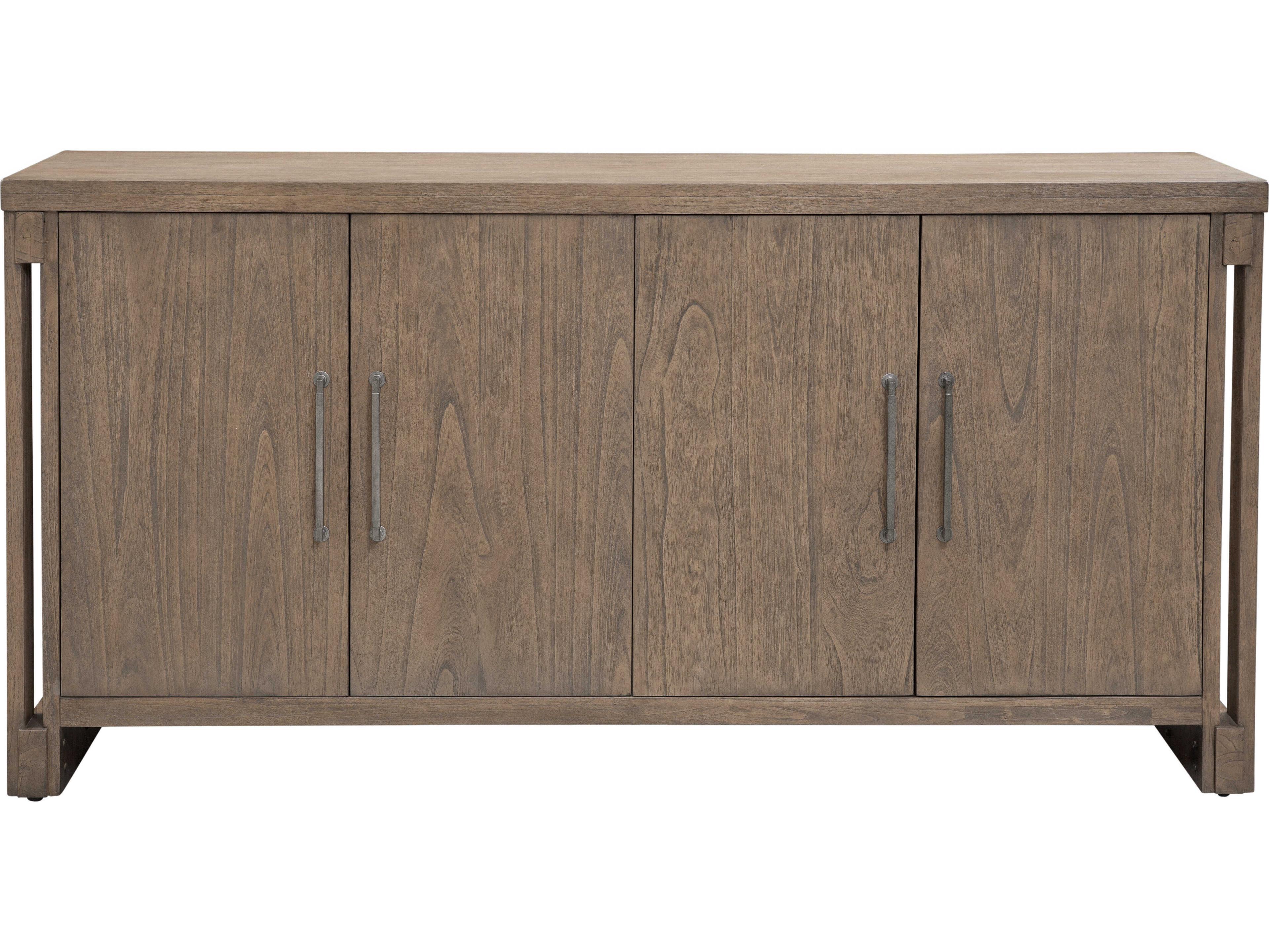 Bassett Mirror Mcguire 72" Mindi Wood Gray Sideboard